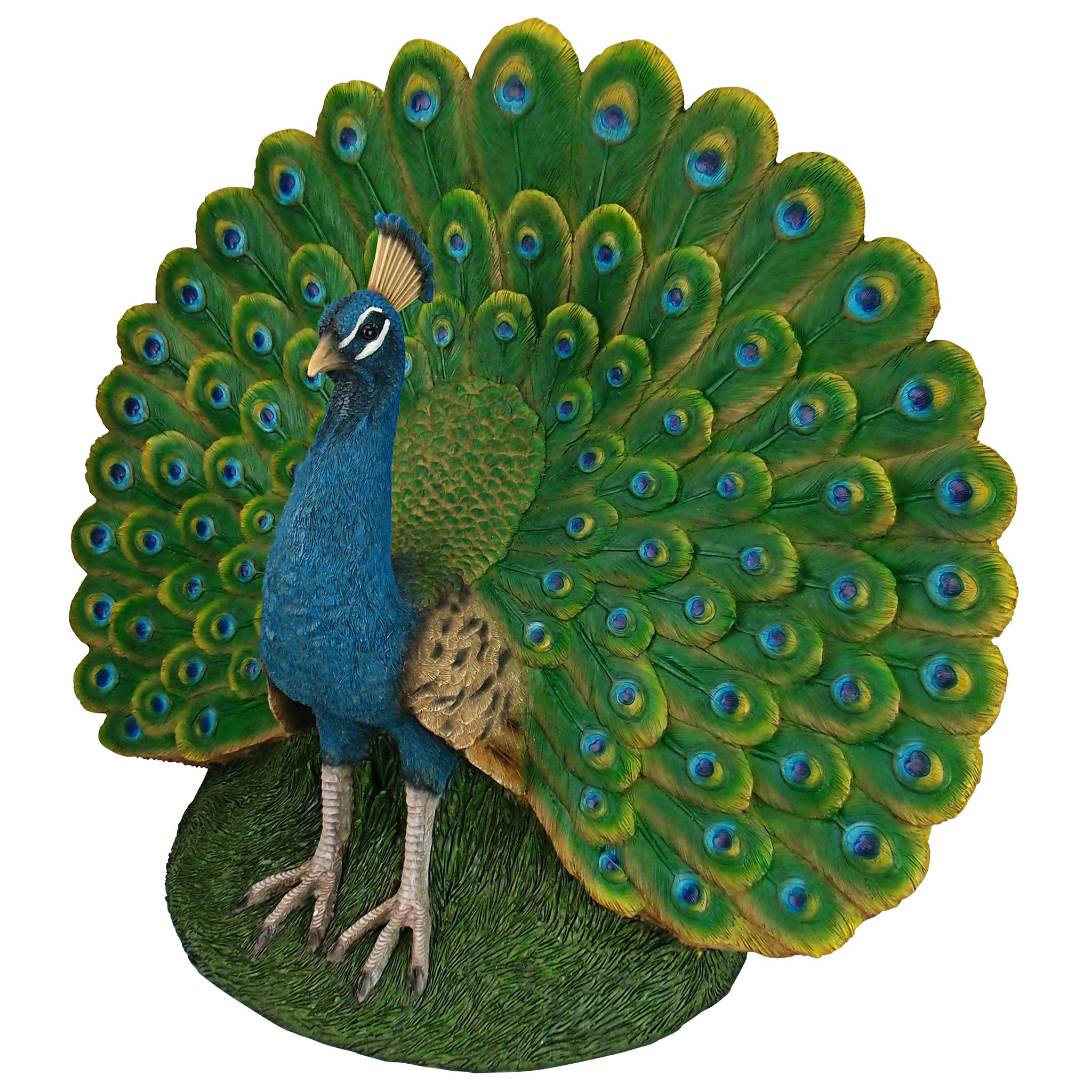 Toscano - Peacock Plumage Garden Statue