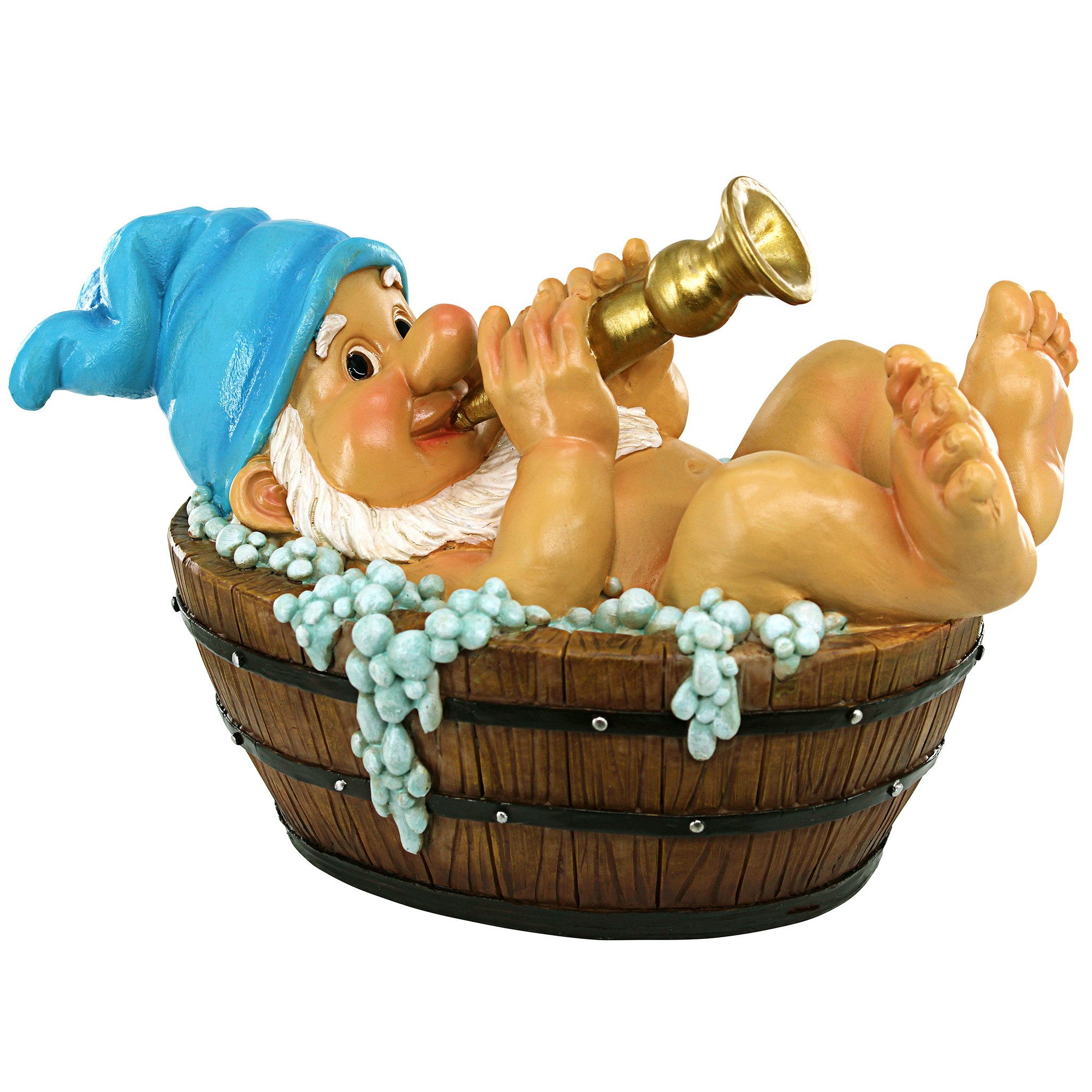 Toscano - Suds the Squeaky Clean Garden Gnome Statue