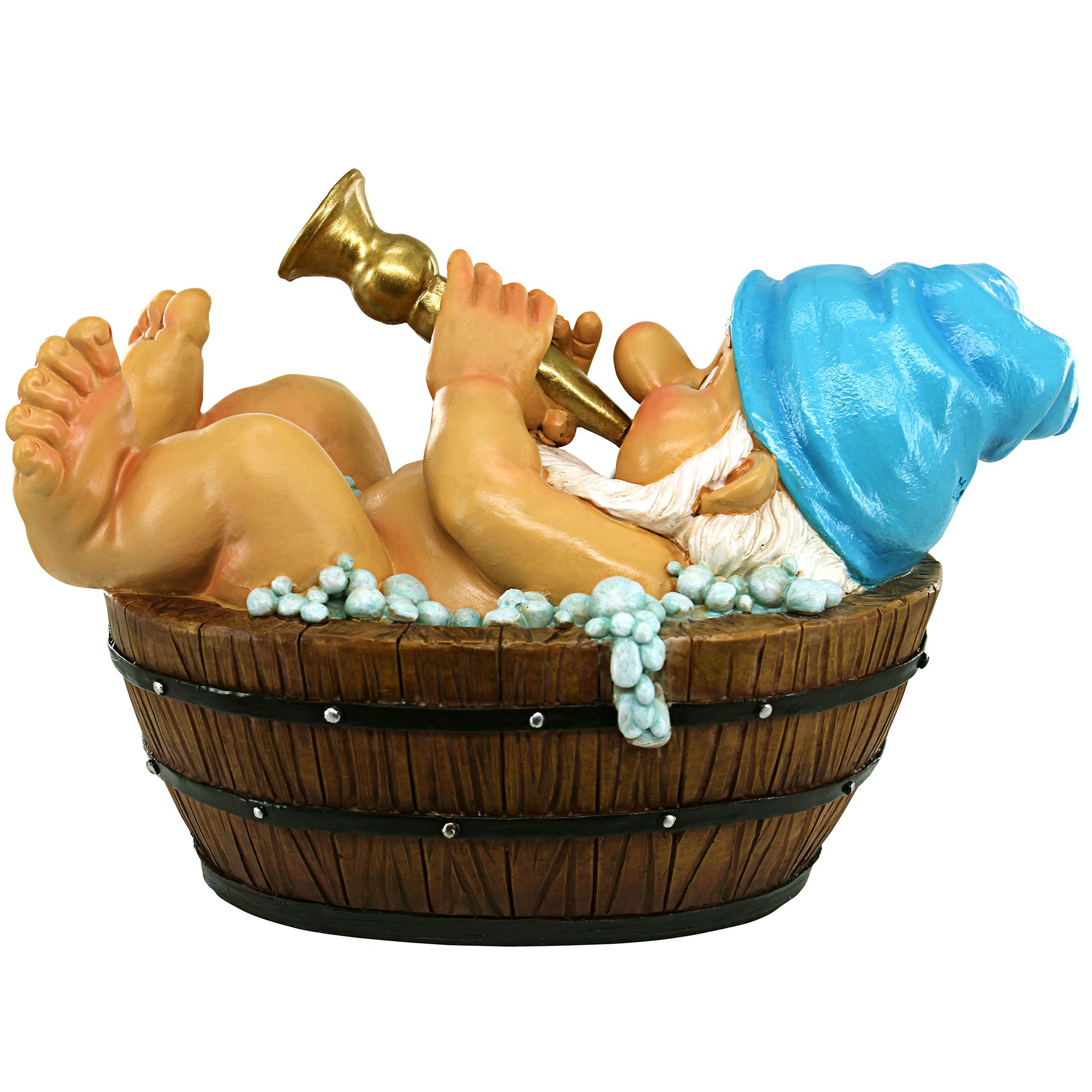 Toscano - Suds the Squeaky Clean Garden Gnome Statue