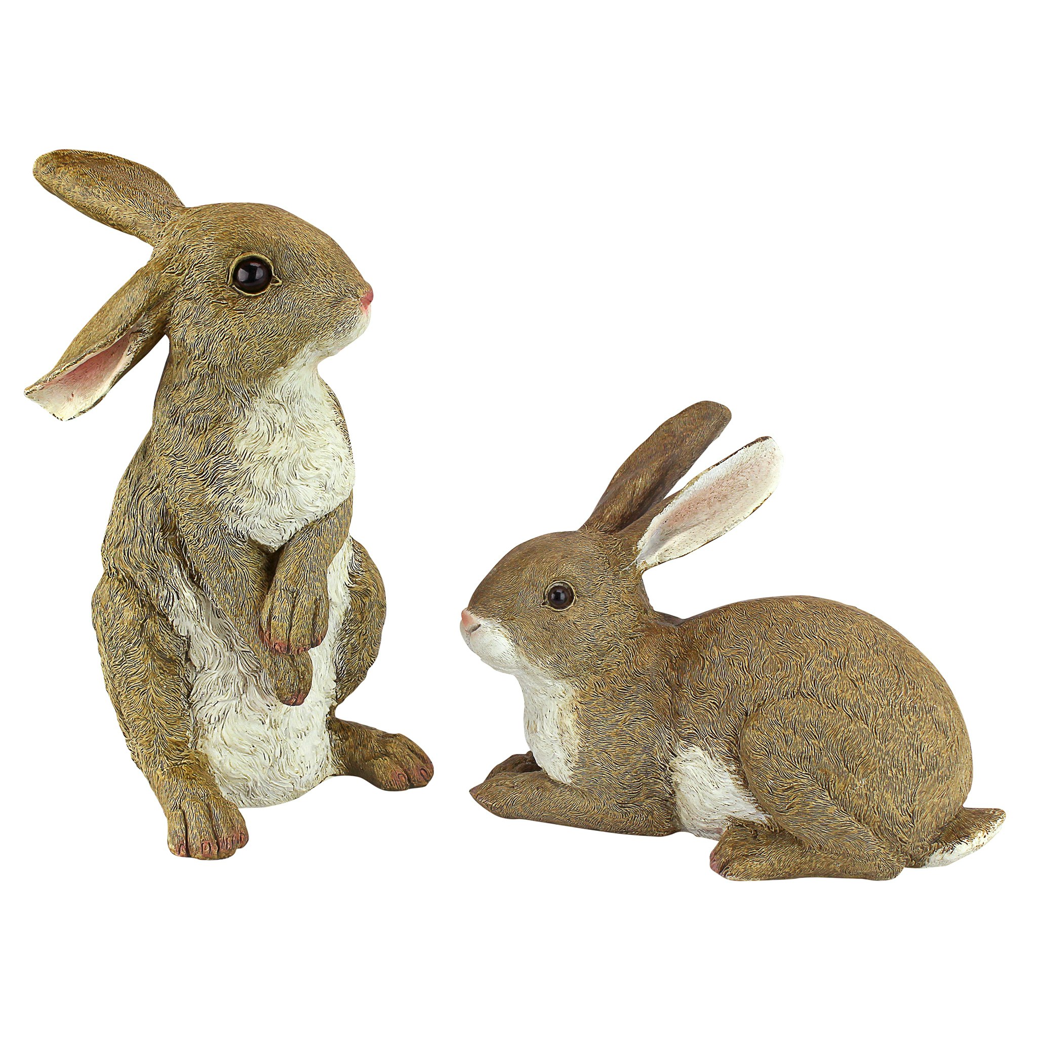 Toscano - Set of 2 Bashful and Hopper Garden Bunnies Collection