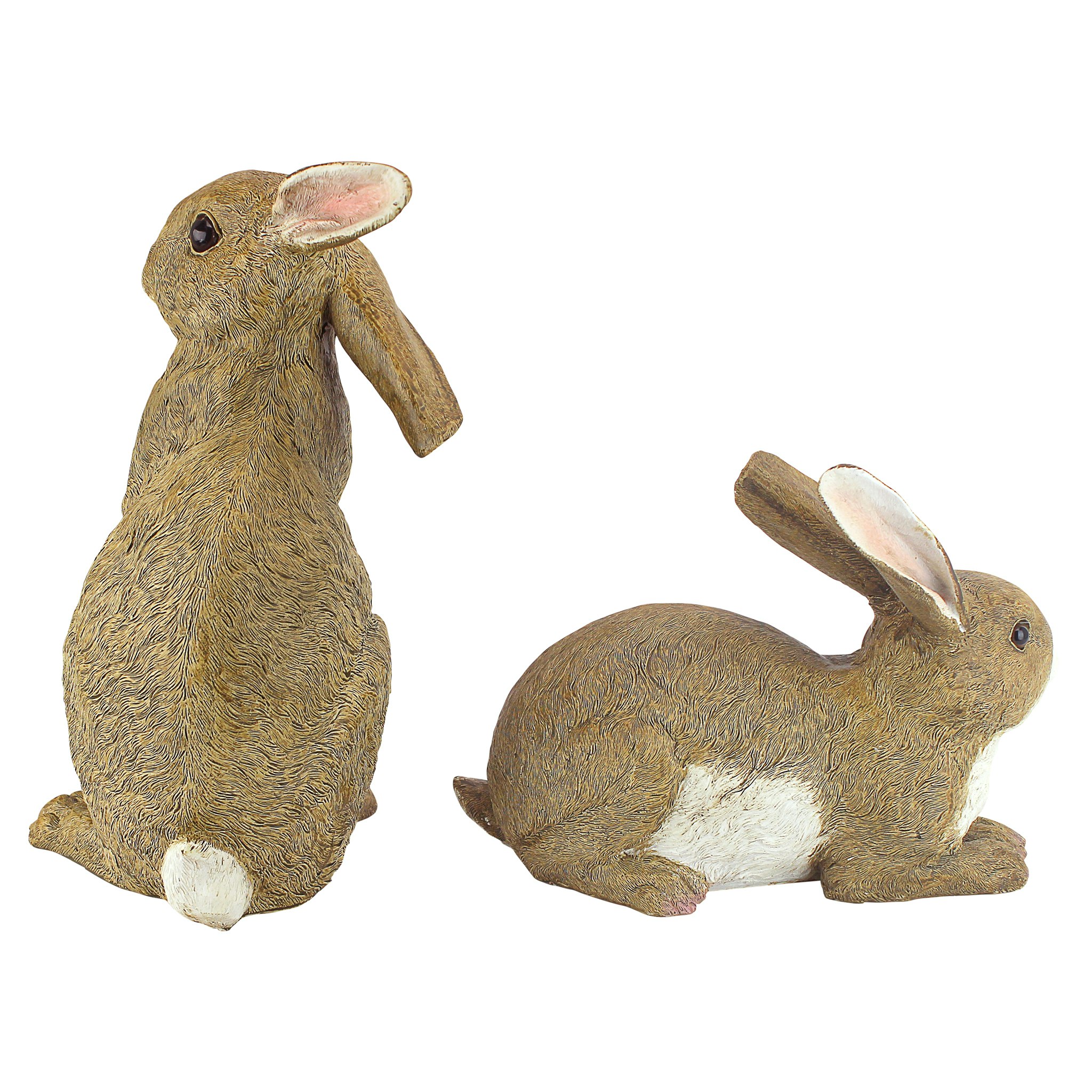 Toscano - Set of 2 Bashful and Hopper Garden Bunnies Collection