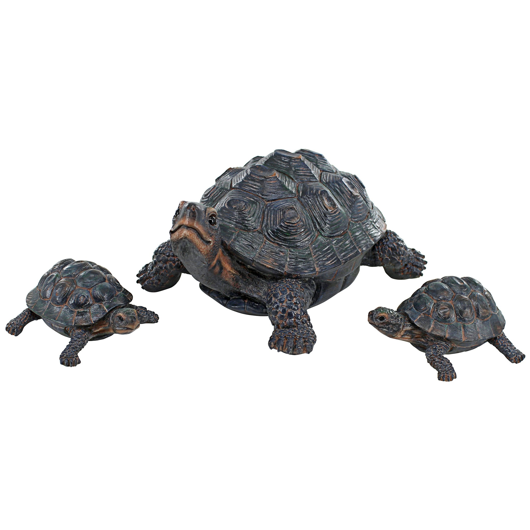 Toscano - Turtle Tribe Garden Tortoise Family Statues