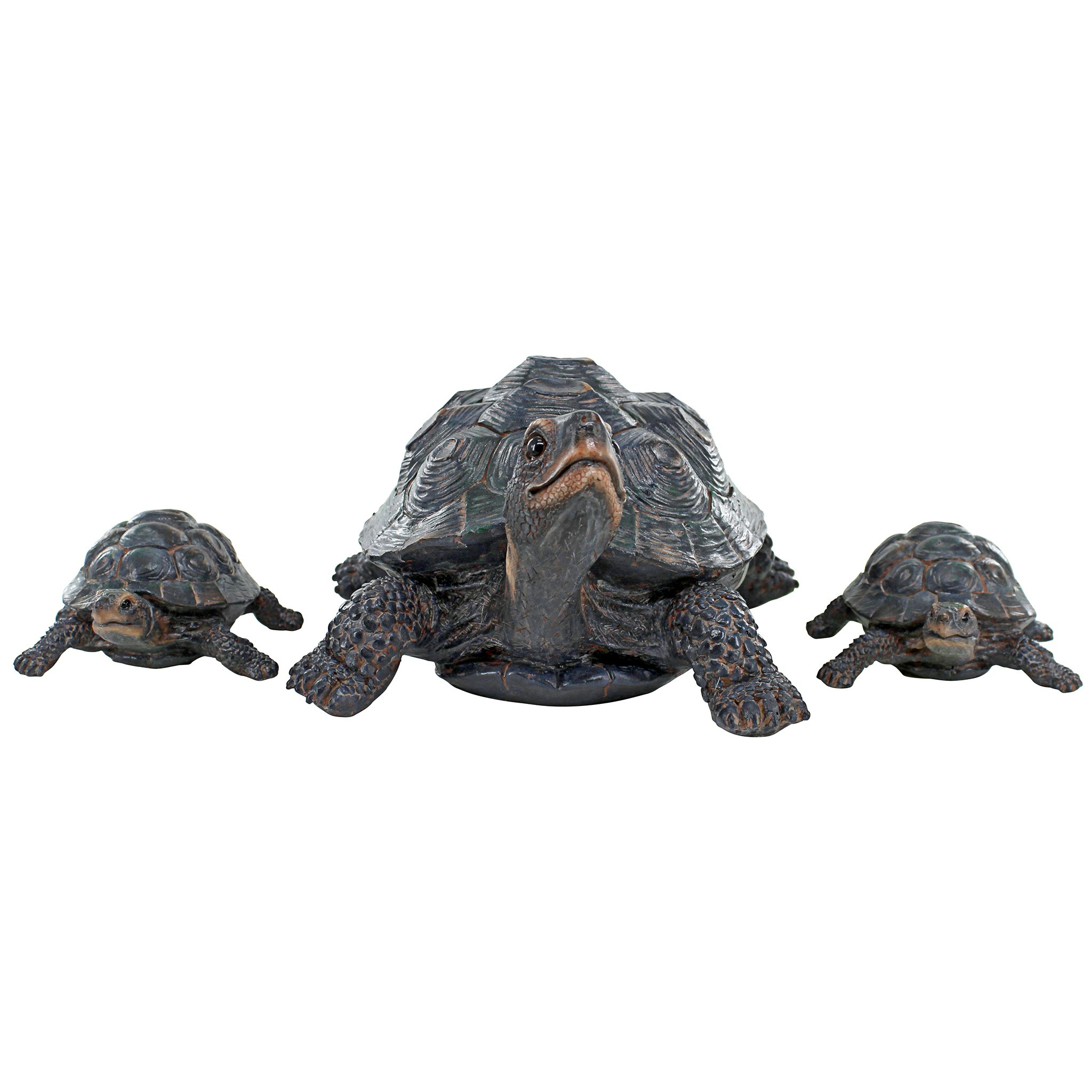 Toscano - Turtle Tribe Garden Tortoise Family Statues