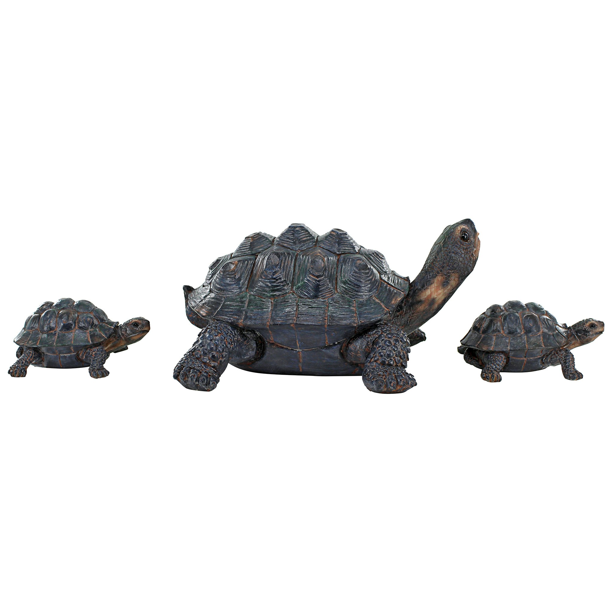 Toscano - Turtle Tribe Garden Tortoise Family Statues