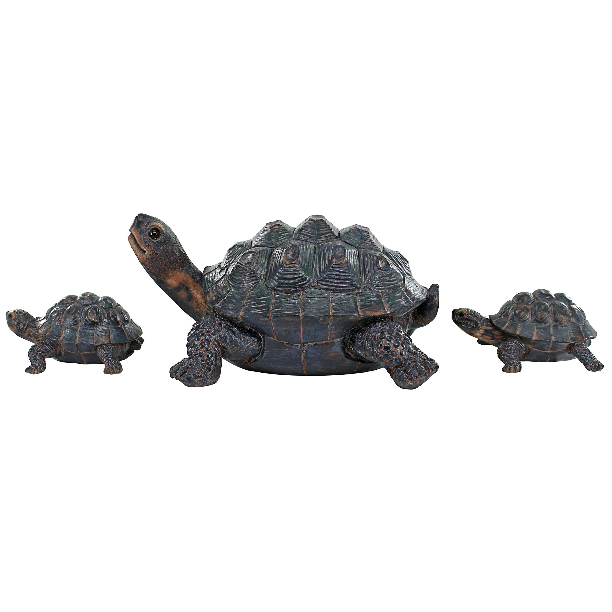 Toscano - Turtle Tribe Garden Tortoise Family Statues