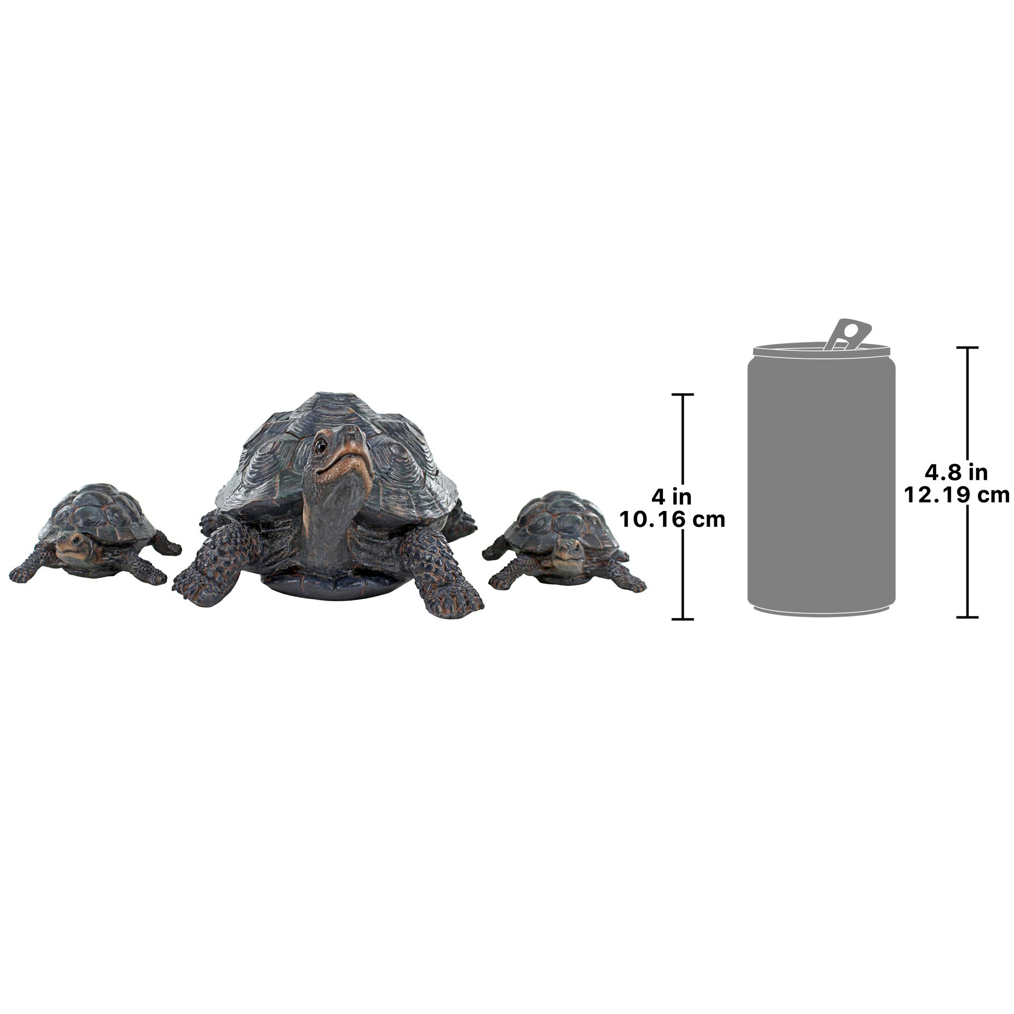 Toscano - Turtle Tribe Garden Tortoise Family Statues