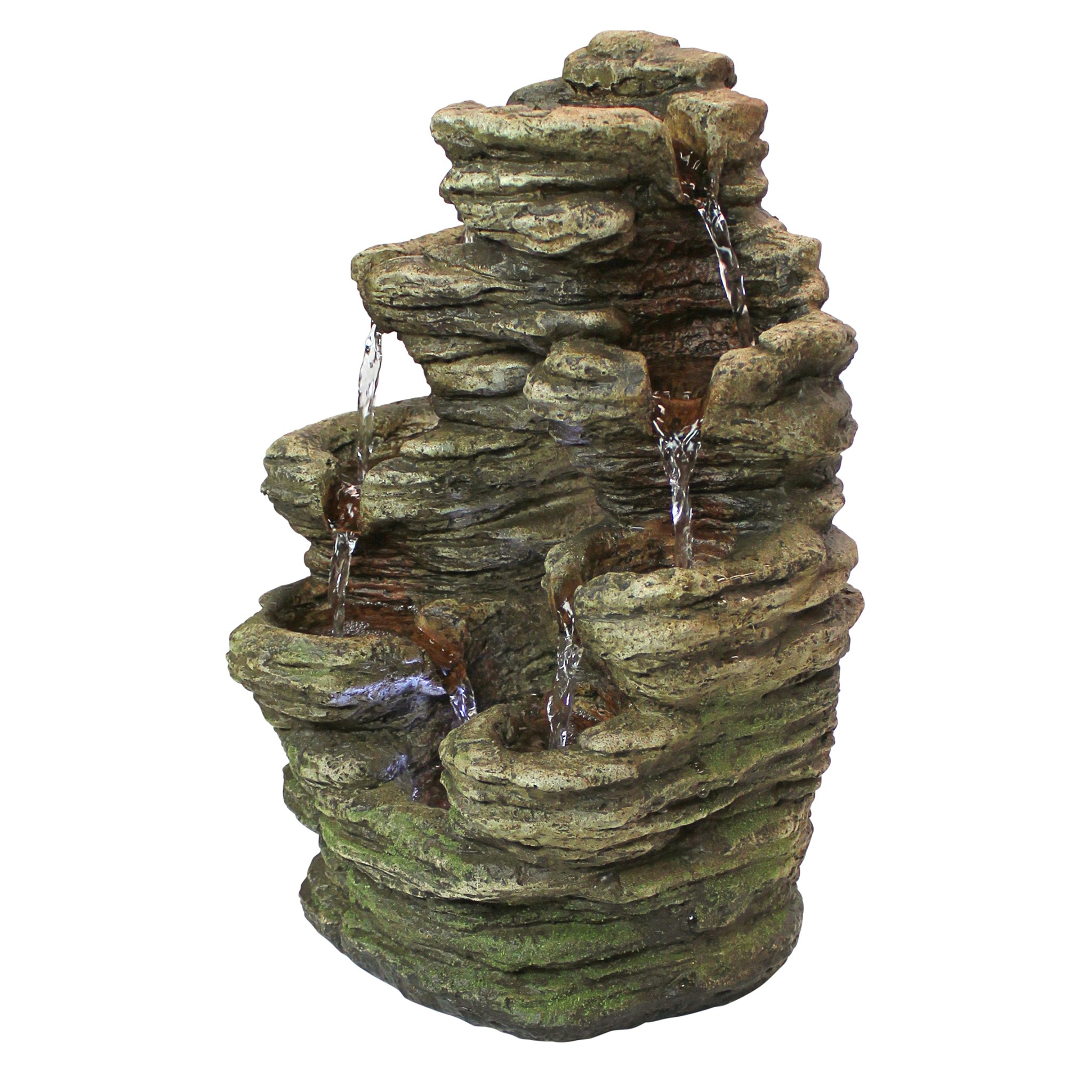 Toscano - Horseshoe Bend Illuminated Garden Fountain