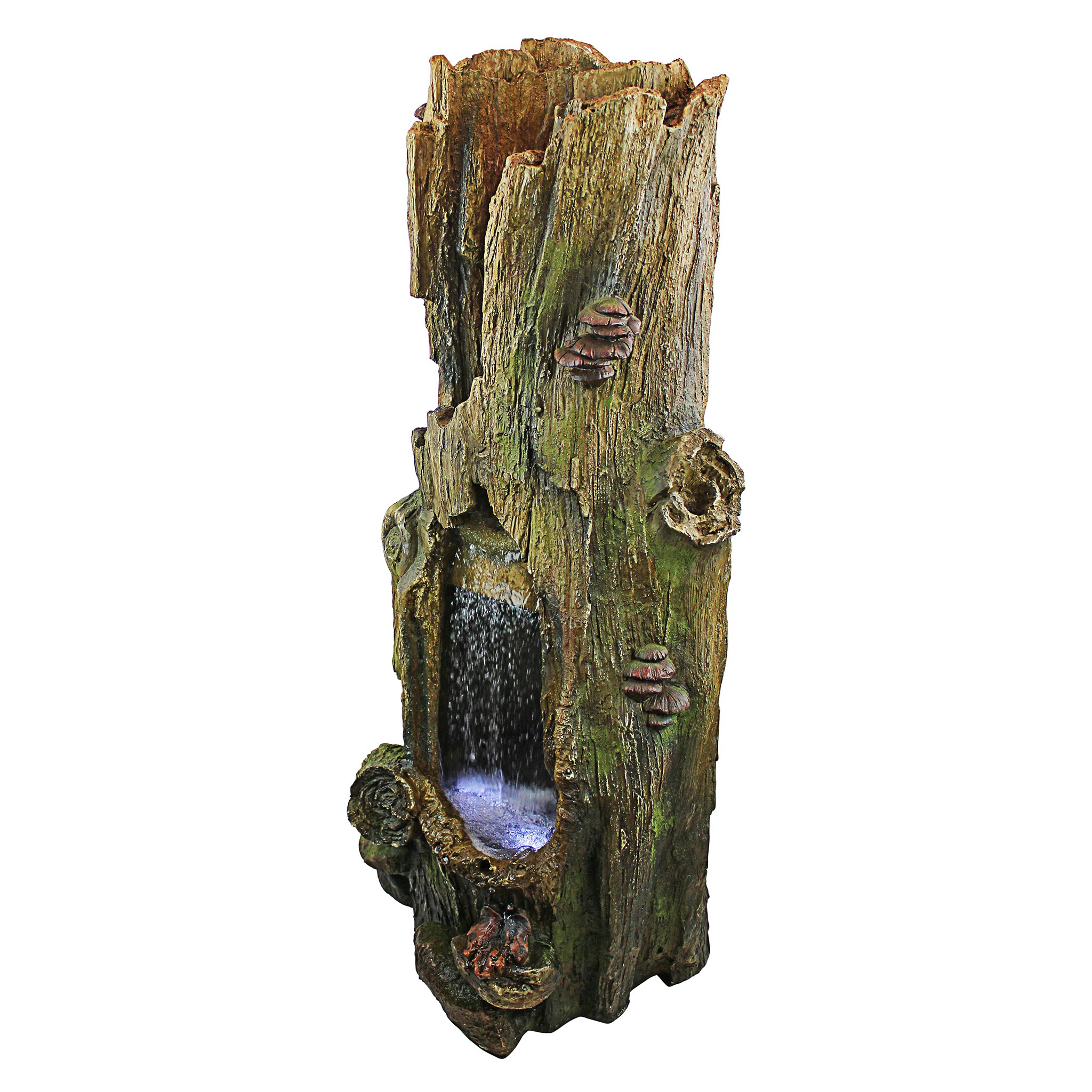 Toscano - Hawksbill Gulch Cascading Illuminated Garden Fountain