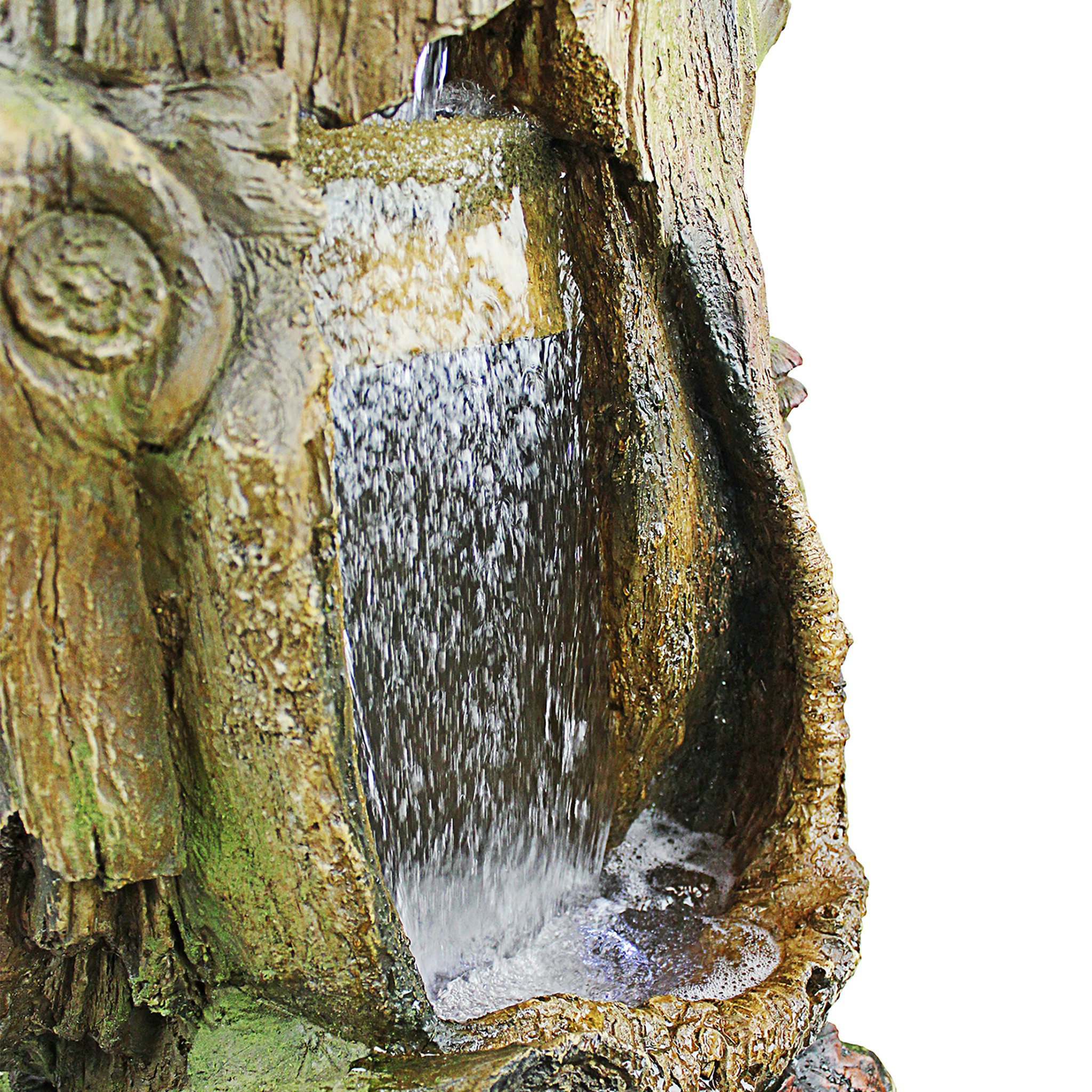 Toscano - Hawksbill Gulch Cascading Illuminated Garden Fountain