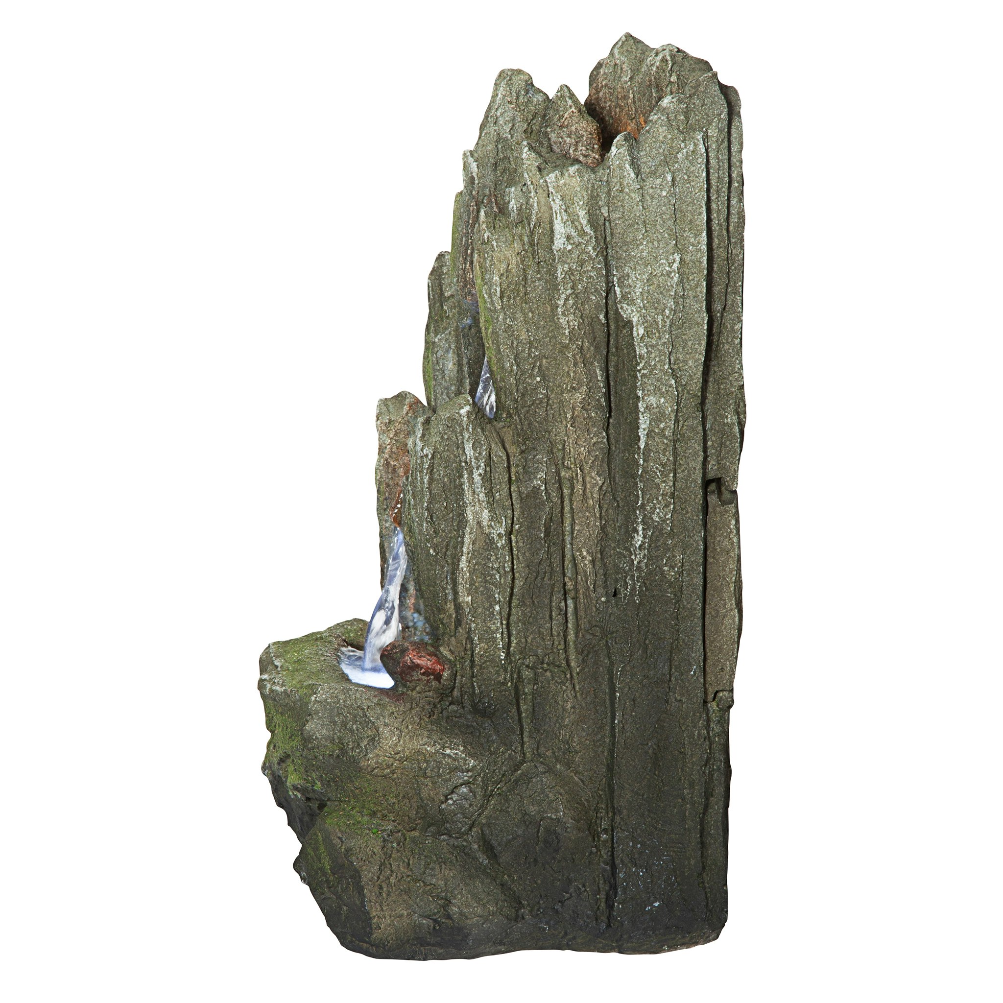 Toscano - Lost Falls Cascading Waterfall Illuminated Tabletop Fountain