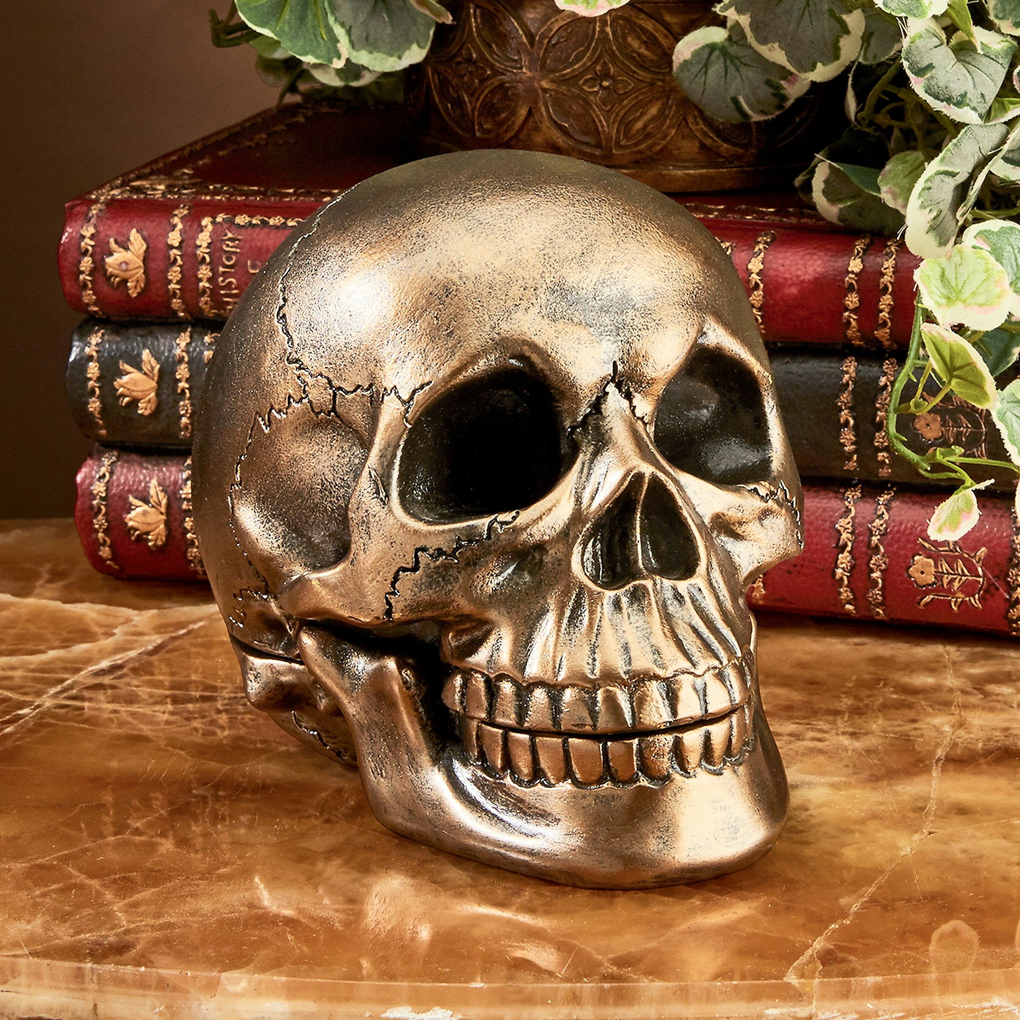 Toscano - Memento Mori Skull Clock