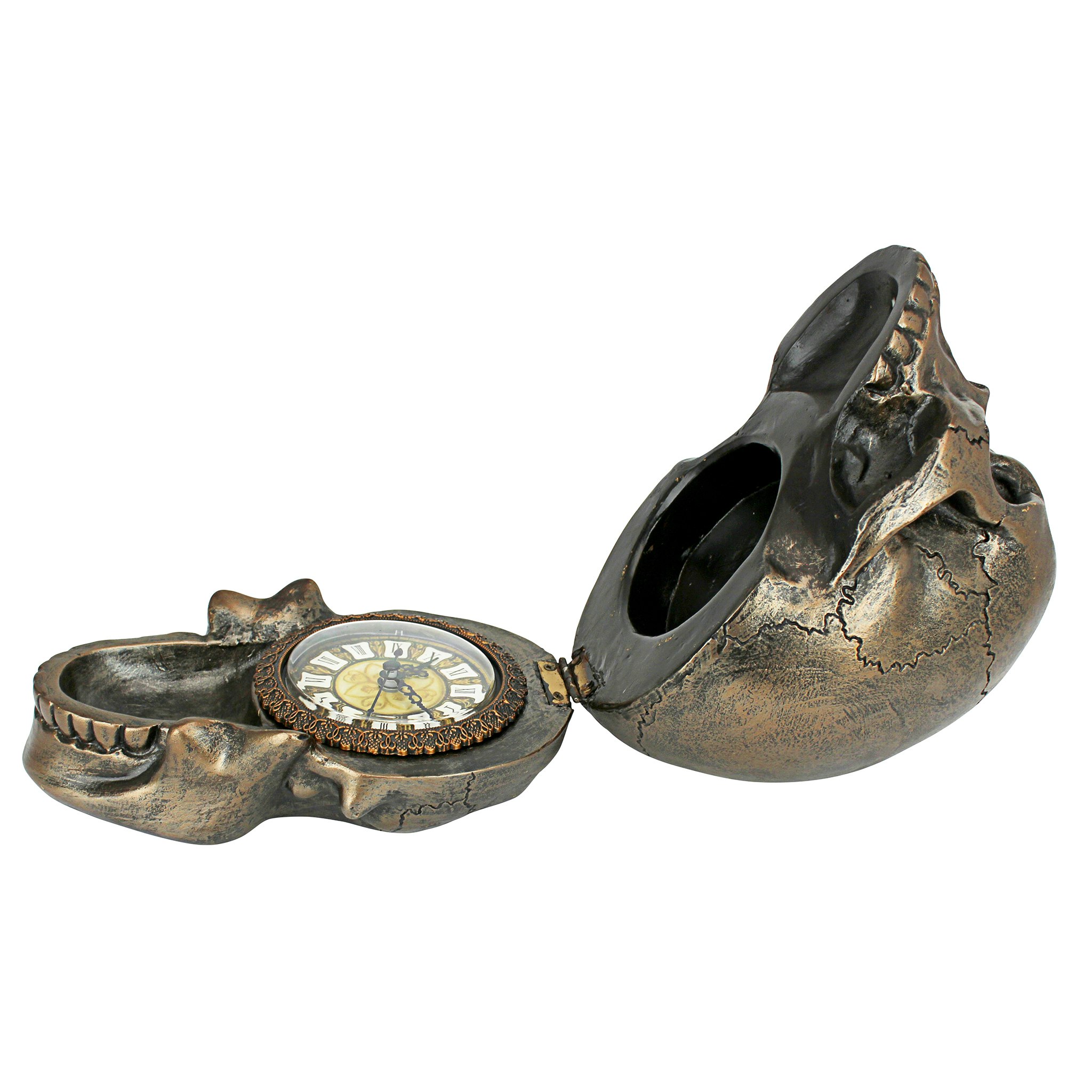 Toscano - Memento Mori Skull Clock