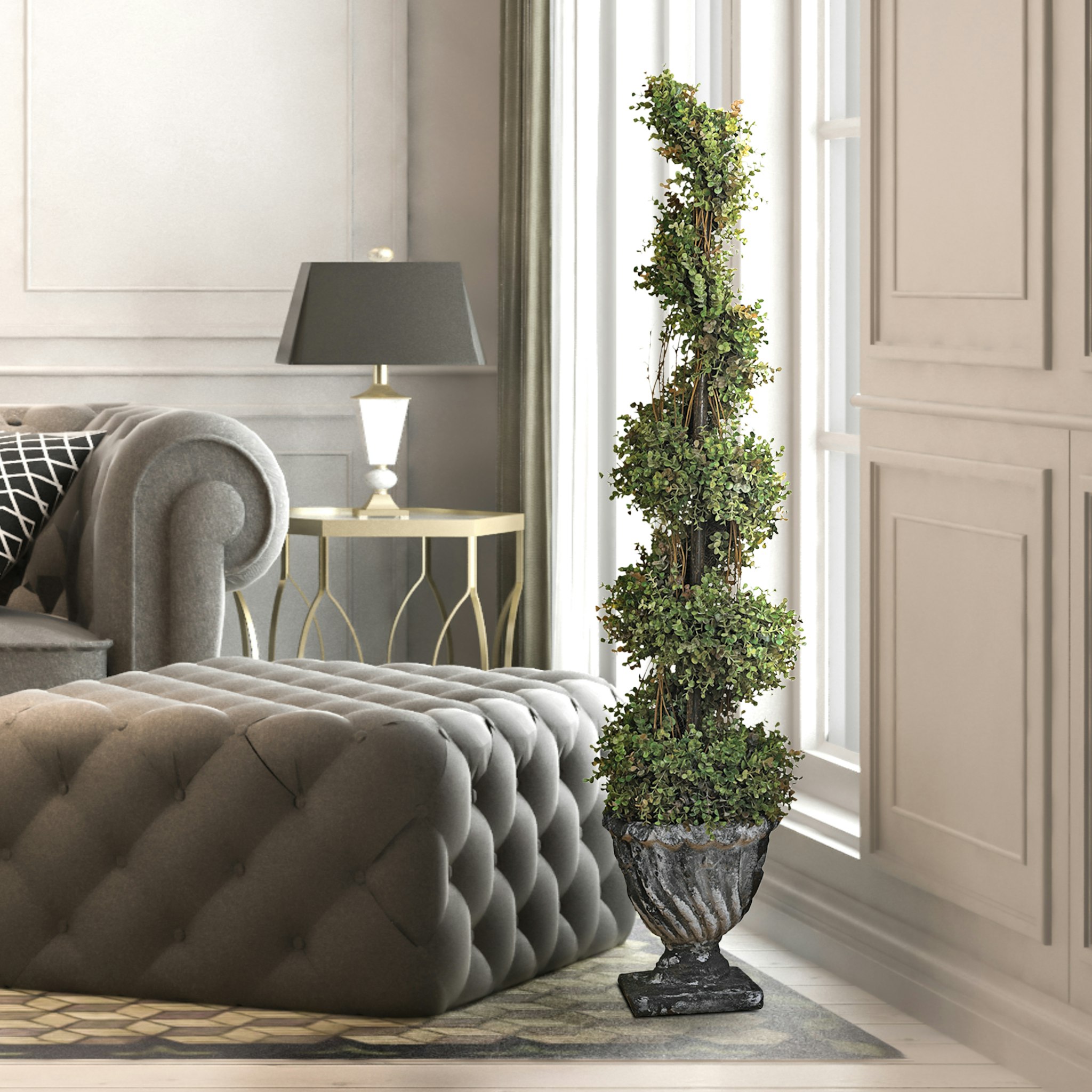 Toscano Spiral Topiary Tree Collection - Small