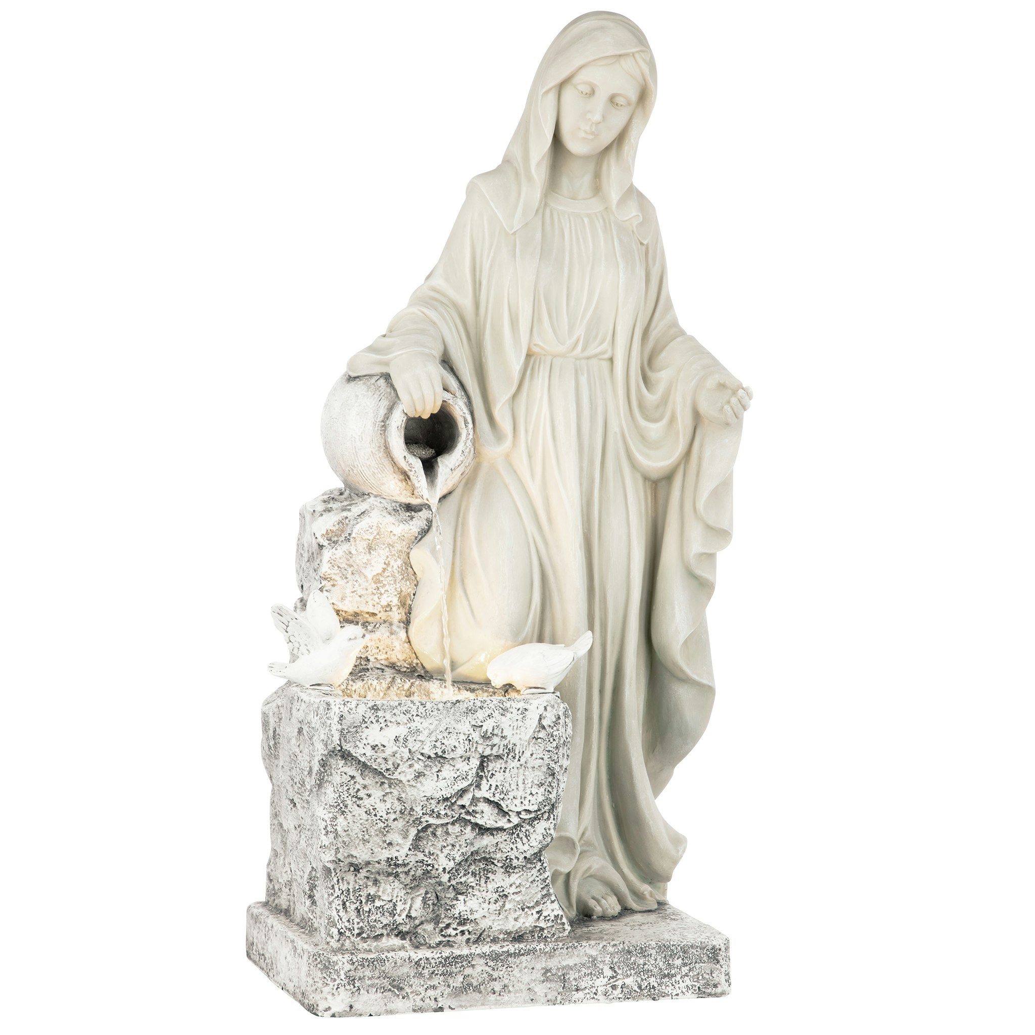 Toscano - The Virgin of Lourdes Healing Waters Sculptural Fountain