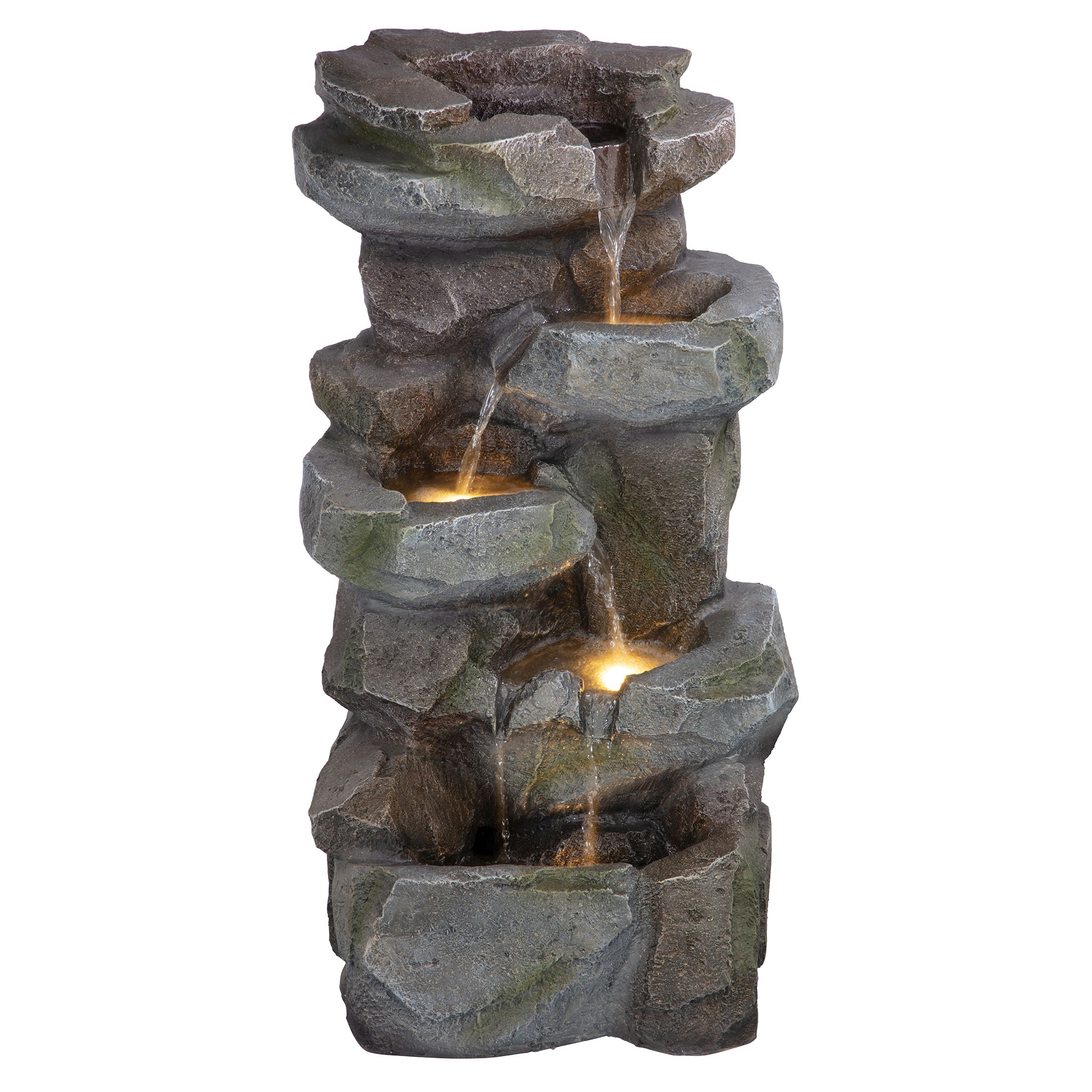 Toscano - Rocky Peak Cascading Waterfall Garden Fountain