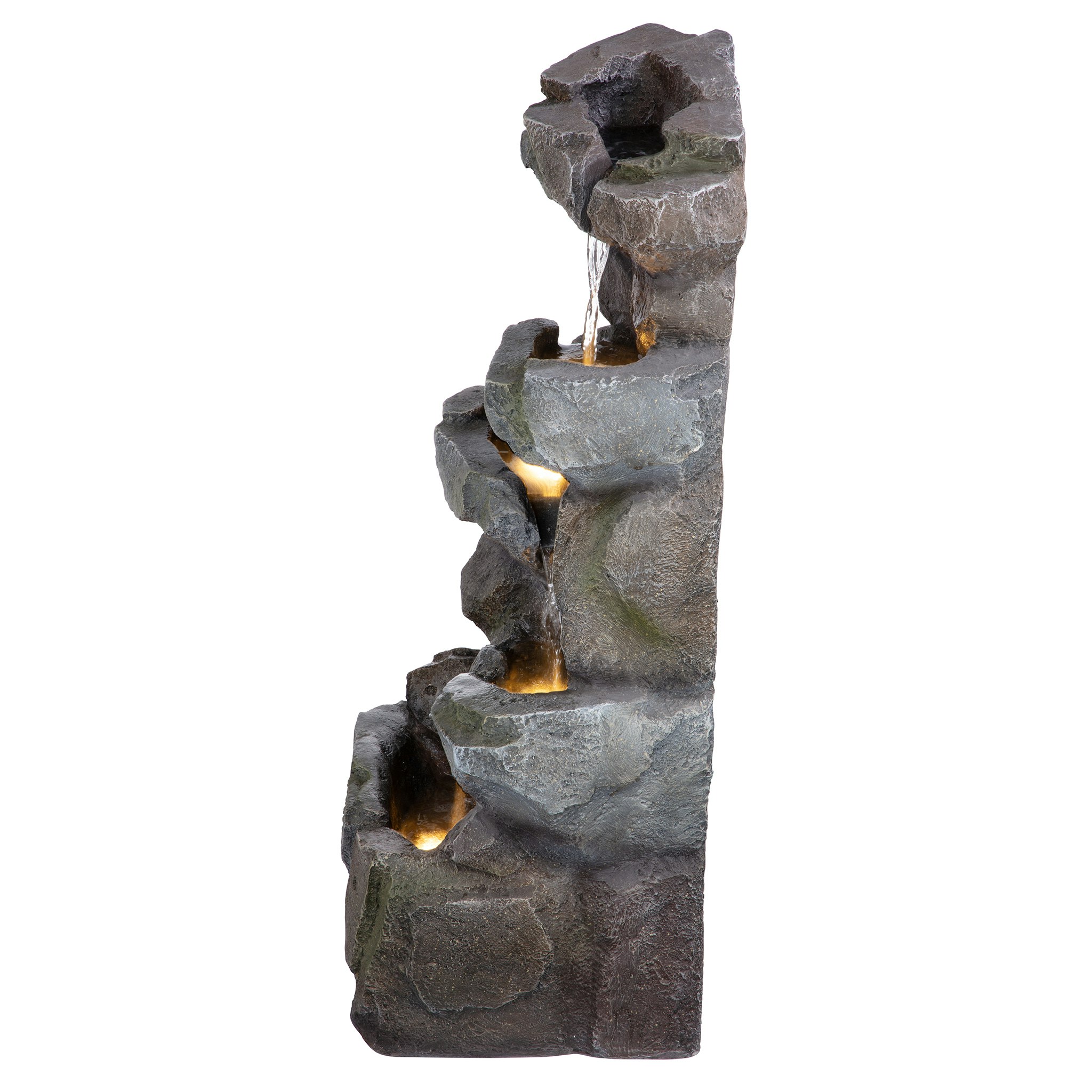 Toscano - Rocky Peak Cascading Waterfall Garden Fountain