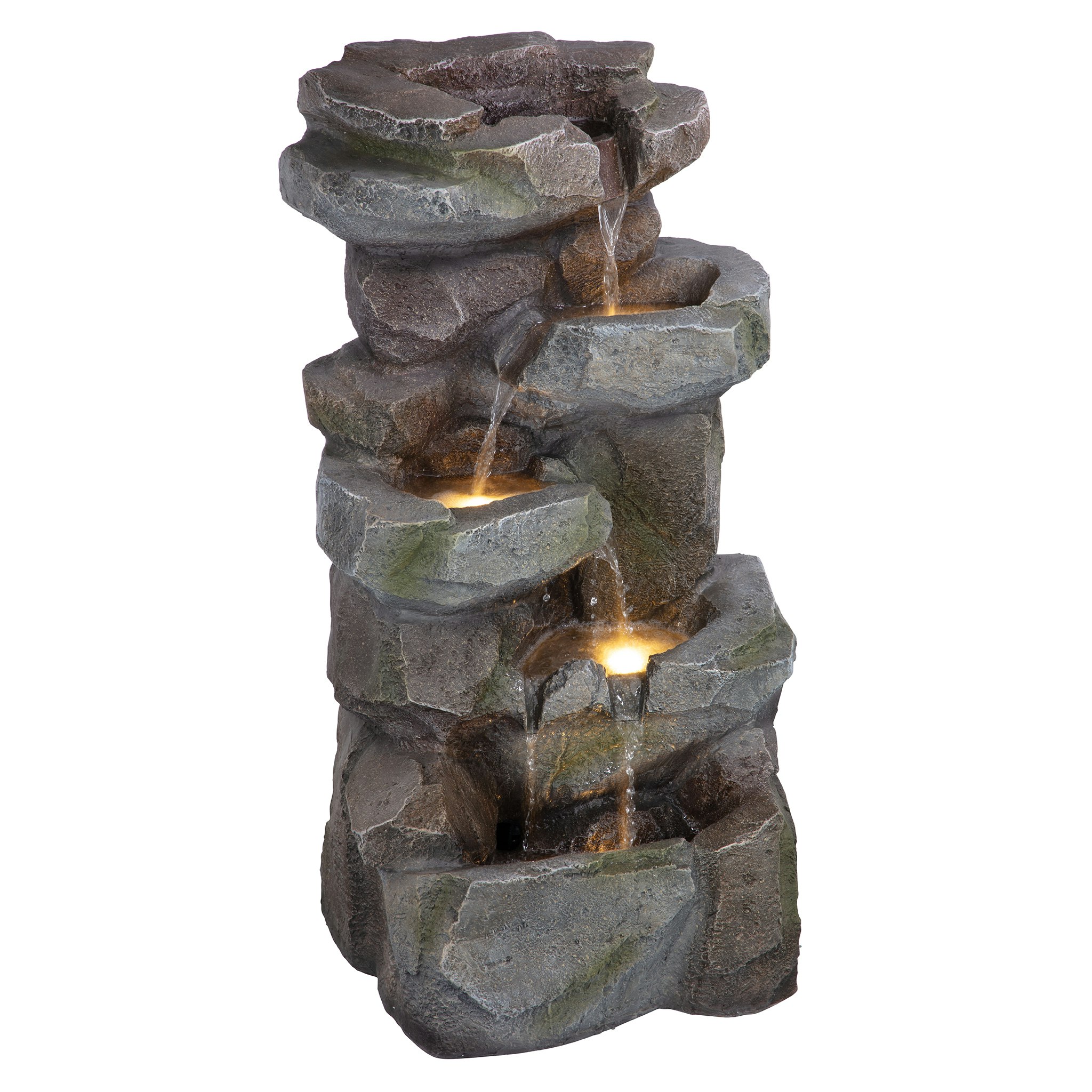 Toscano - Rocky Peak Cascading Waterfall Garden Fountain