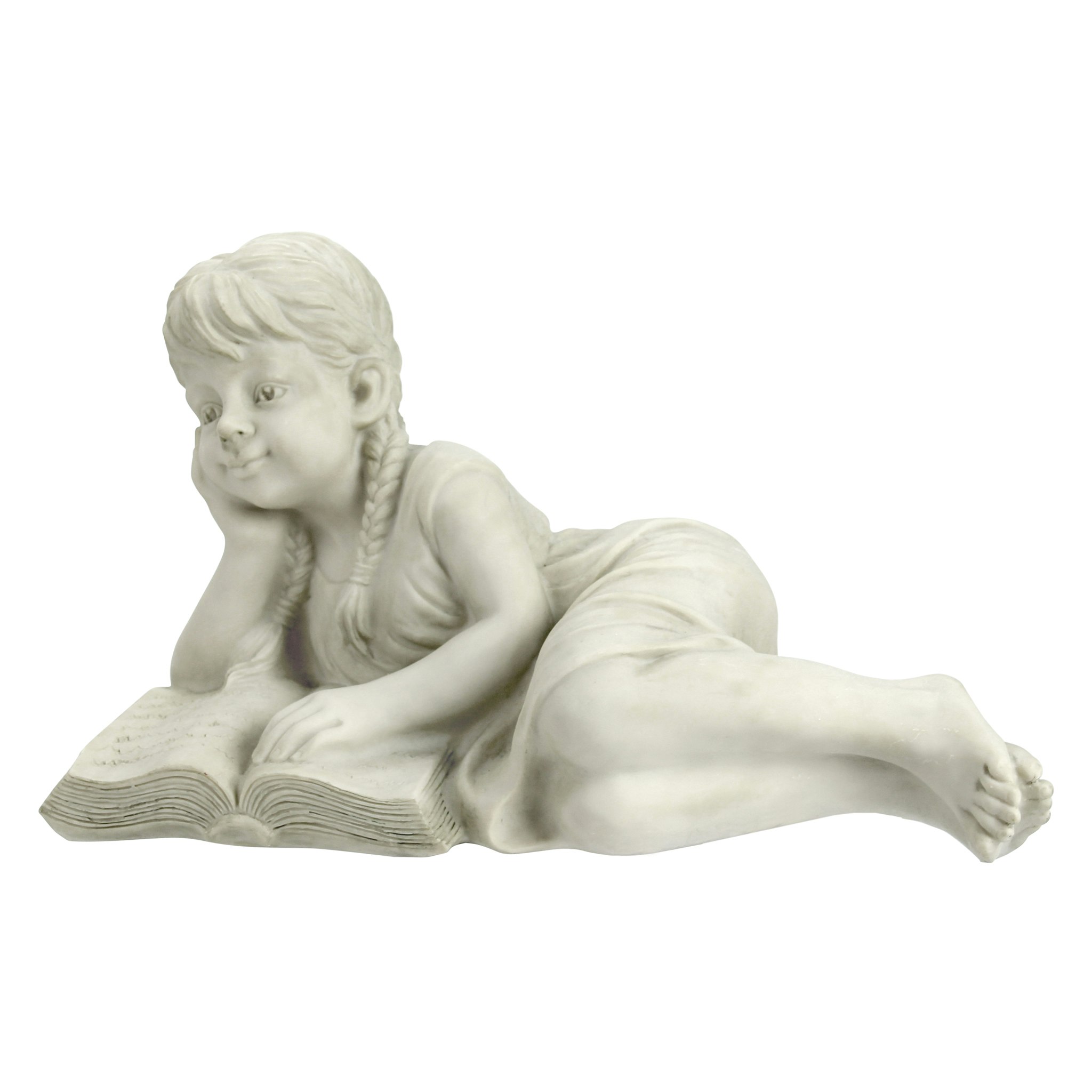 Toscano - Reading Rebecca Garden Scholar Statue