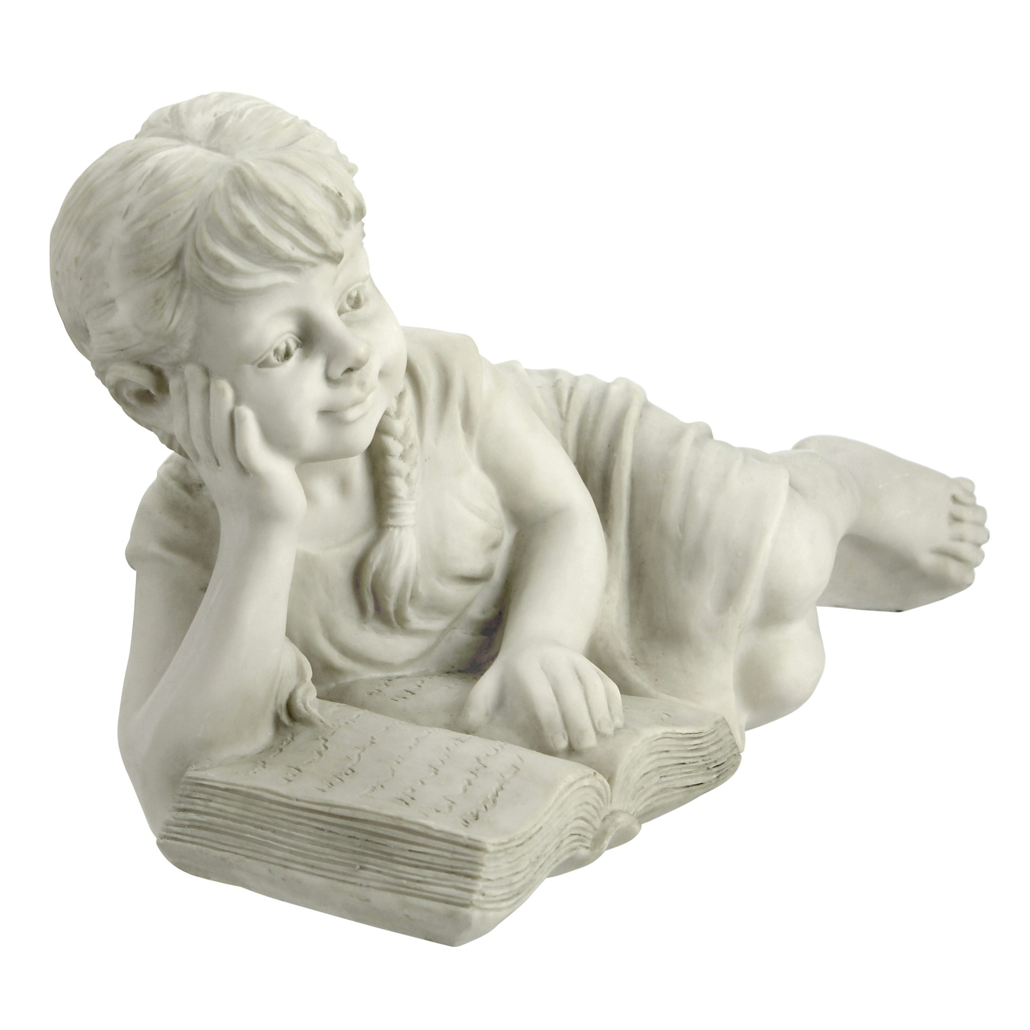 Toscano - Reading Rebecca Garden Scholar Statue