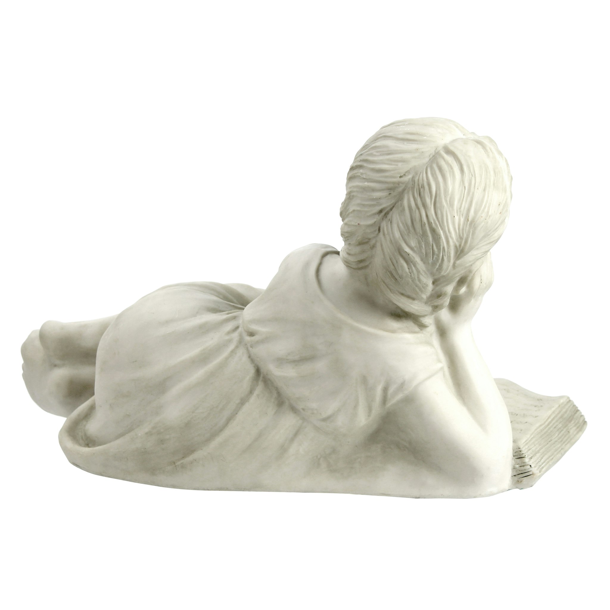 Toscano - Reading Rebecca Garden Scholar Statue