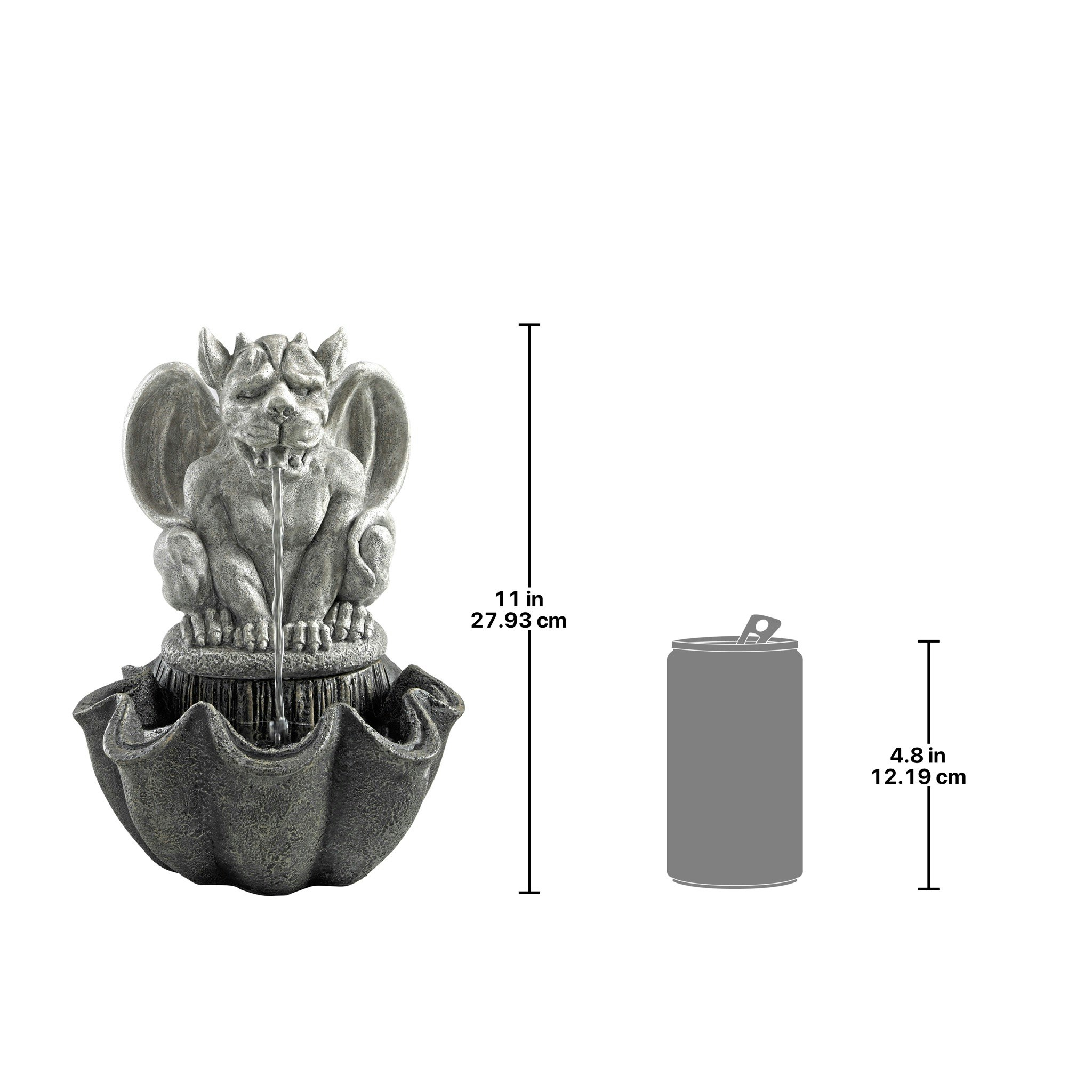 Toscano - Cedric the Squirt Gothic Gargoyle Fountain