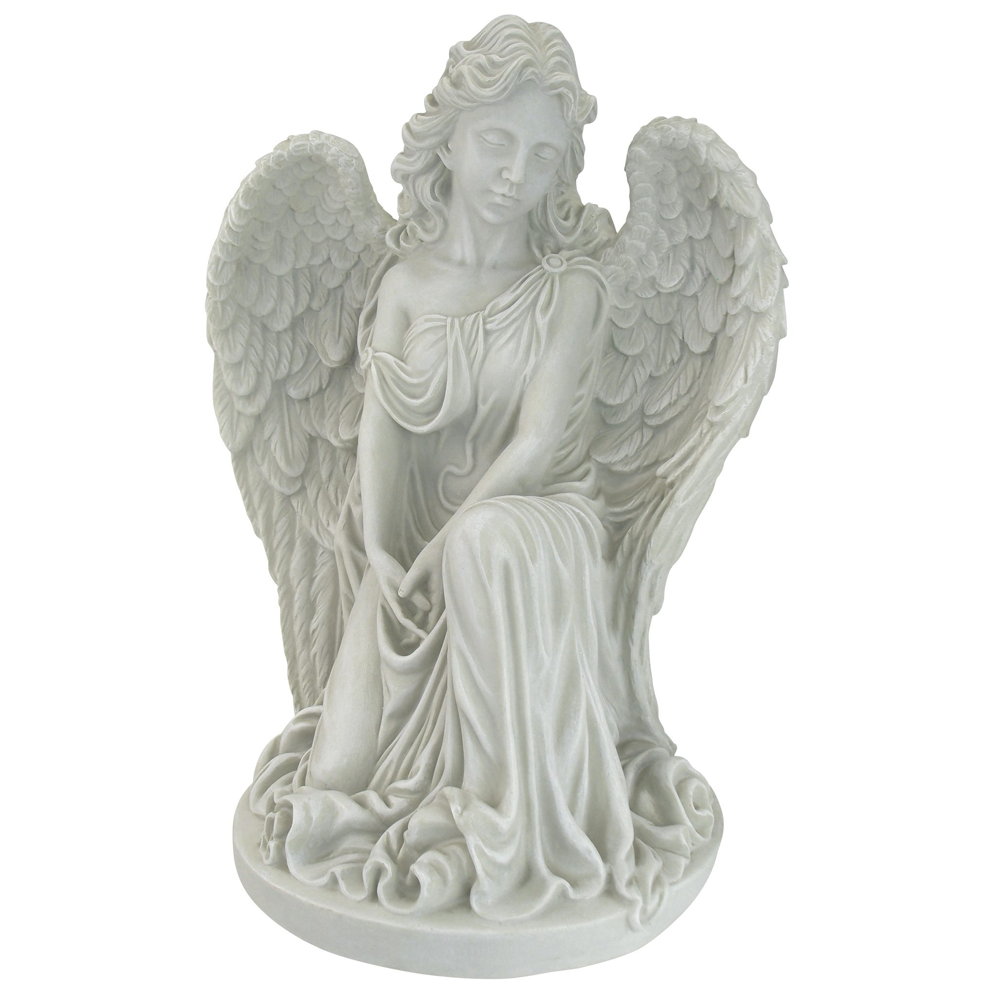 Toscano - Quiet Countenance Praying Angel Garden Statue