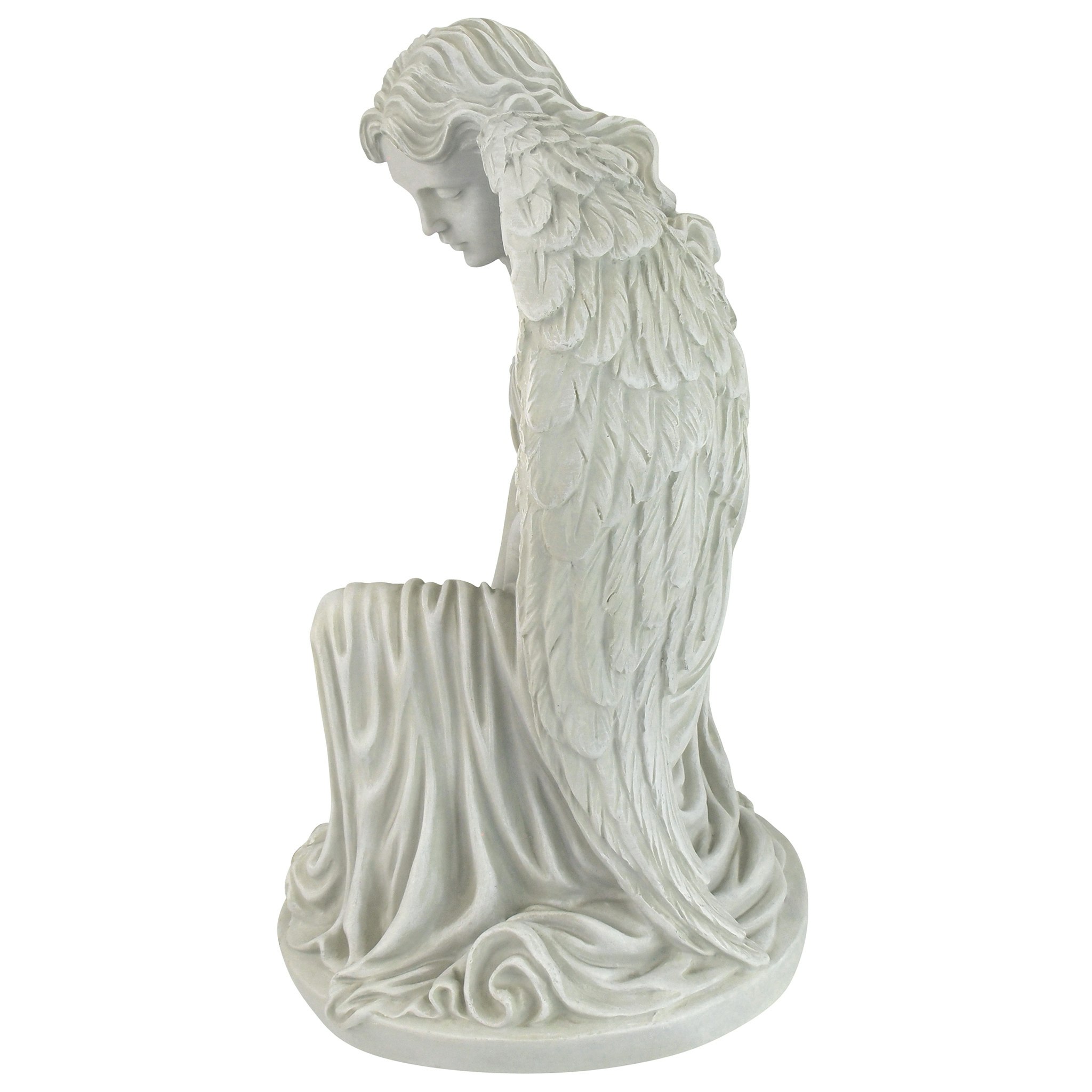 Toscano - Quiet Countenance Praying Angel Garden Statue