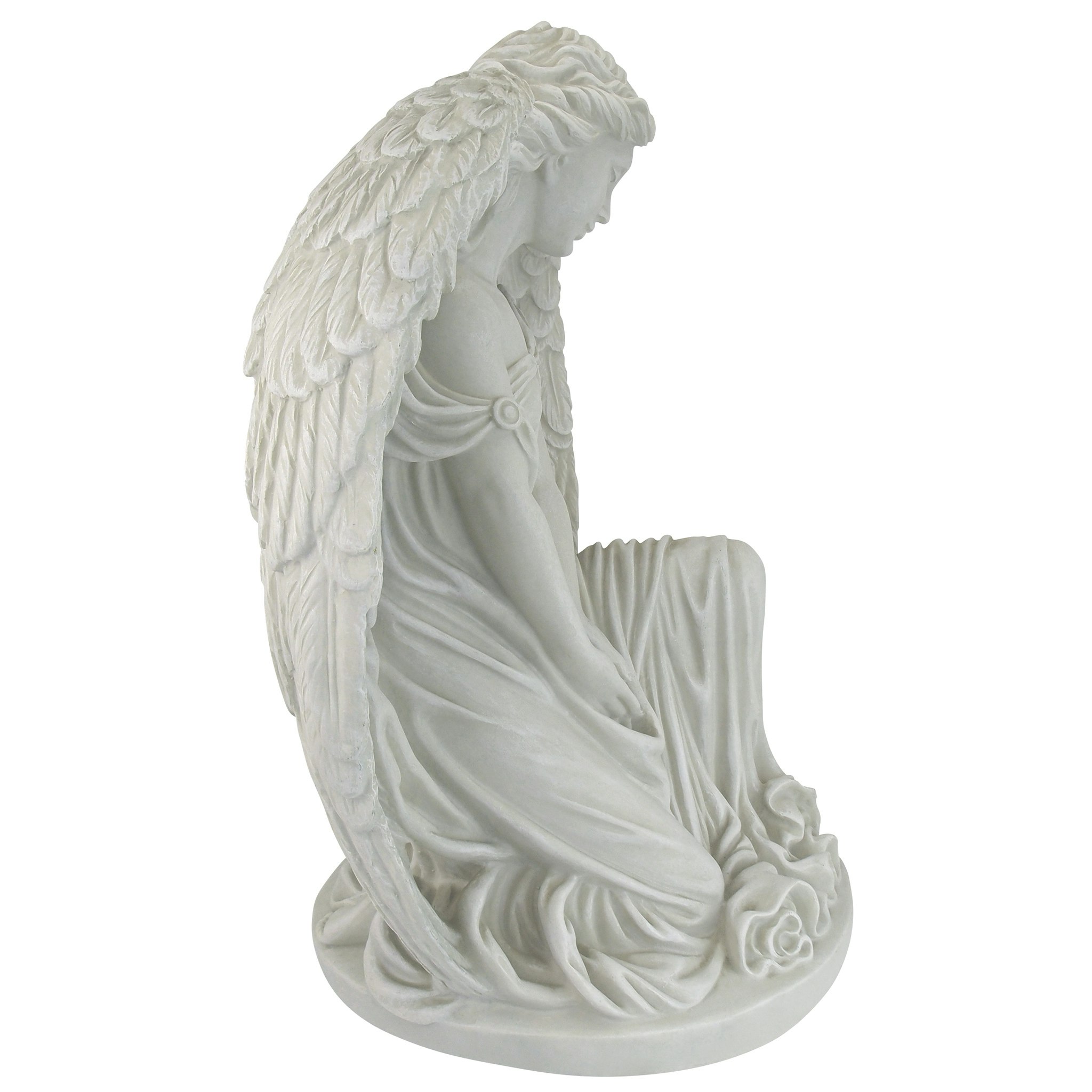 Toscano - Quiet Countenance Praying Angel Garden Statue