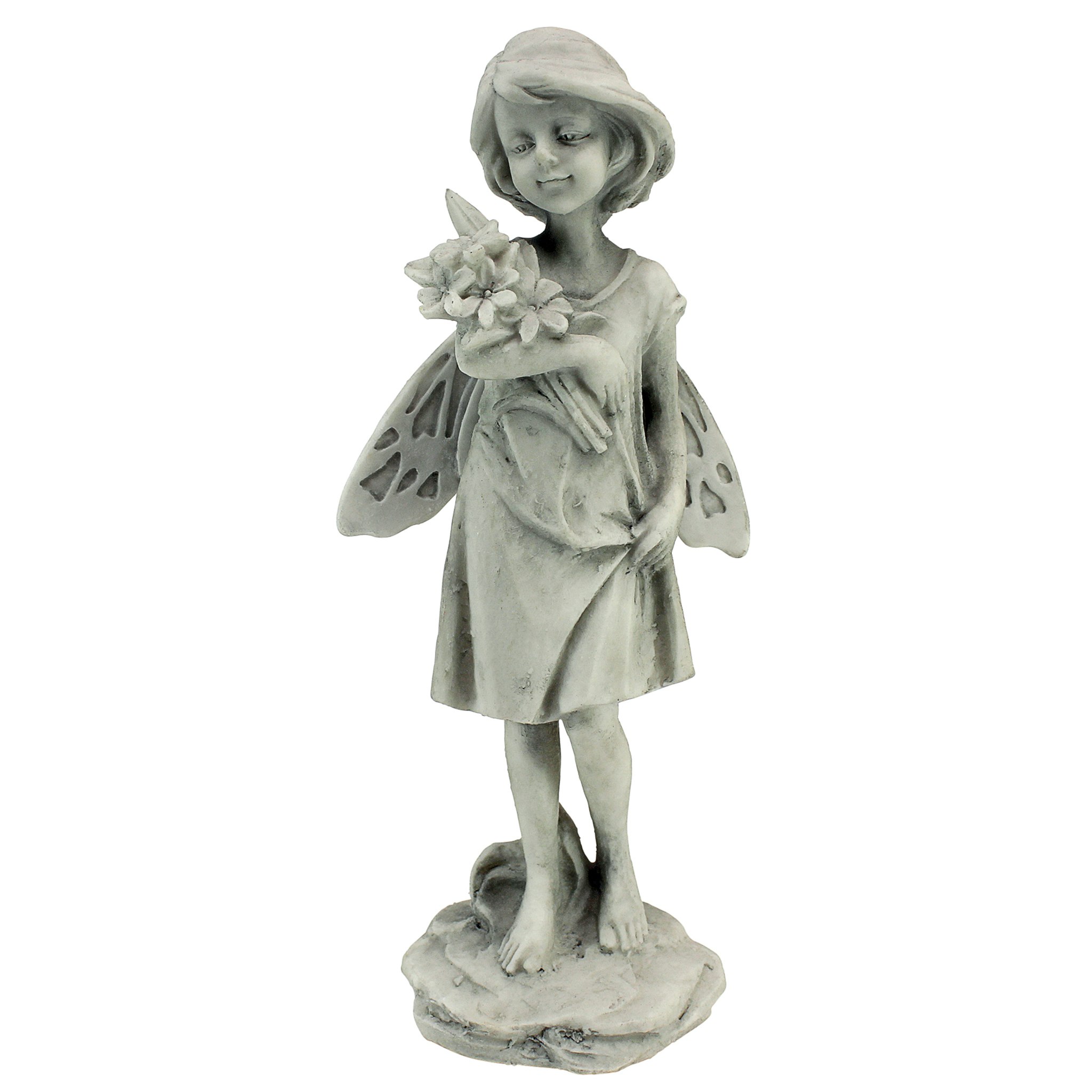 Toscano - Rose Garden Fairy with Flowers Statue