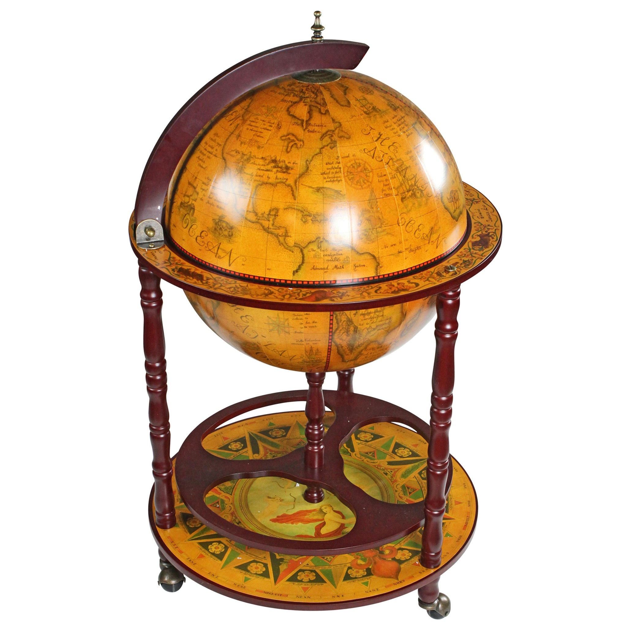 Toscano - Sixteenth-Century Italian Replica Globe Bar Cabinet