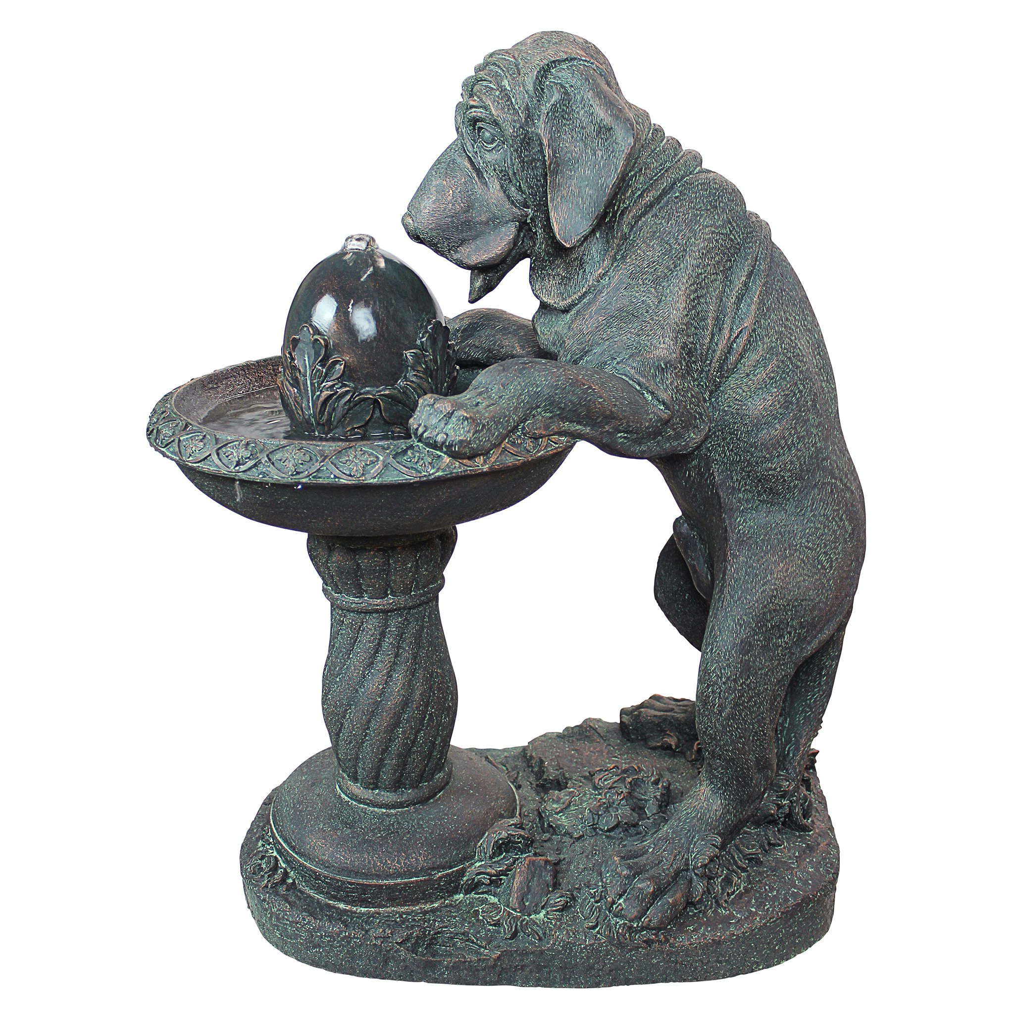 Toscano - Dog Refreshing Drink Sculptural Fountain