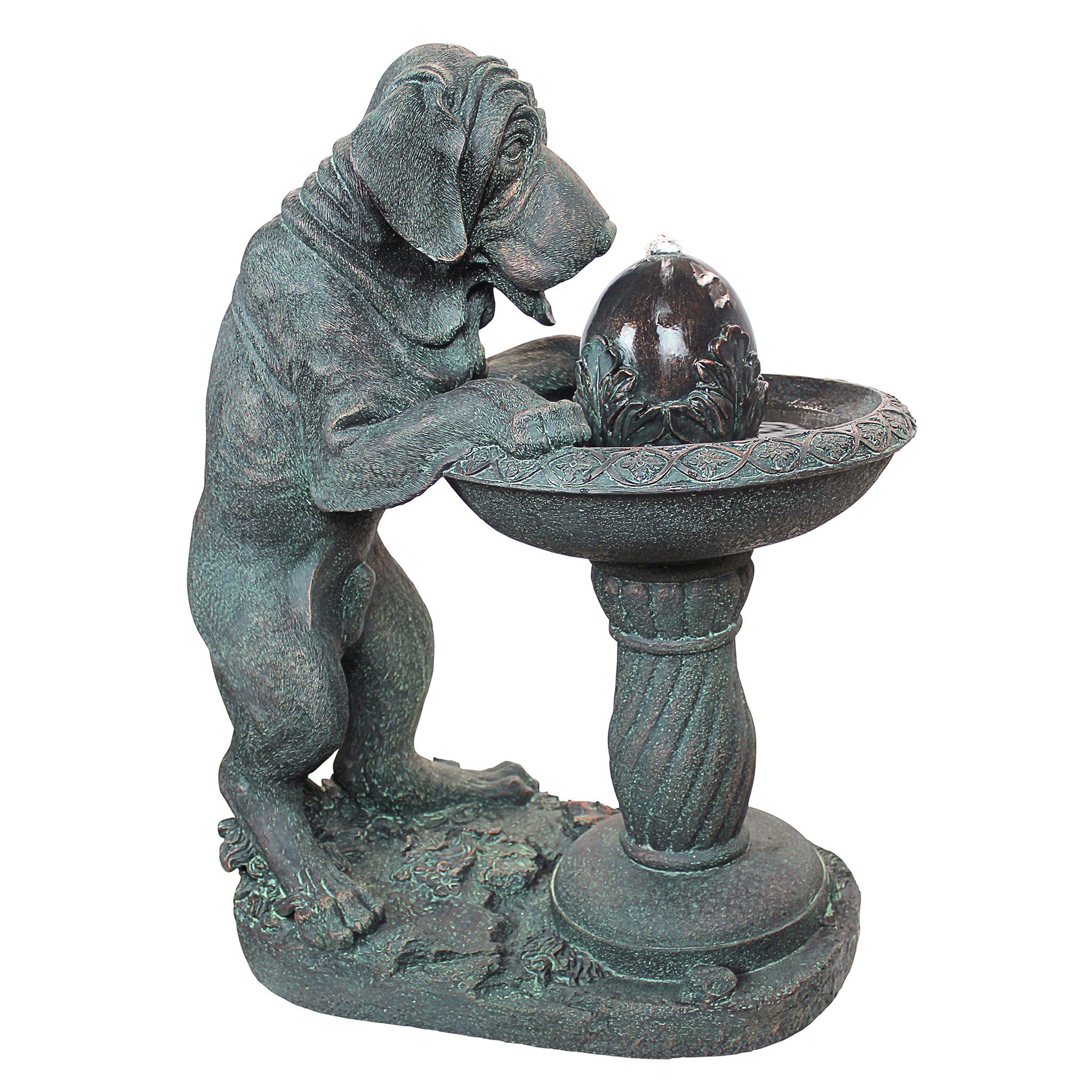 Toscano - Dog Refreshing Drink Sculptural Fountain