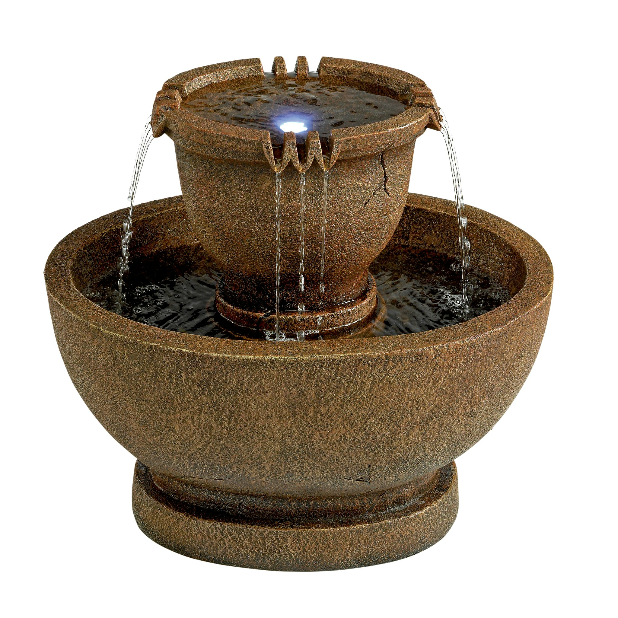 Toscano - Richardson Oval Urns Cascading Garden Fountain