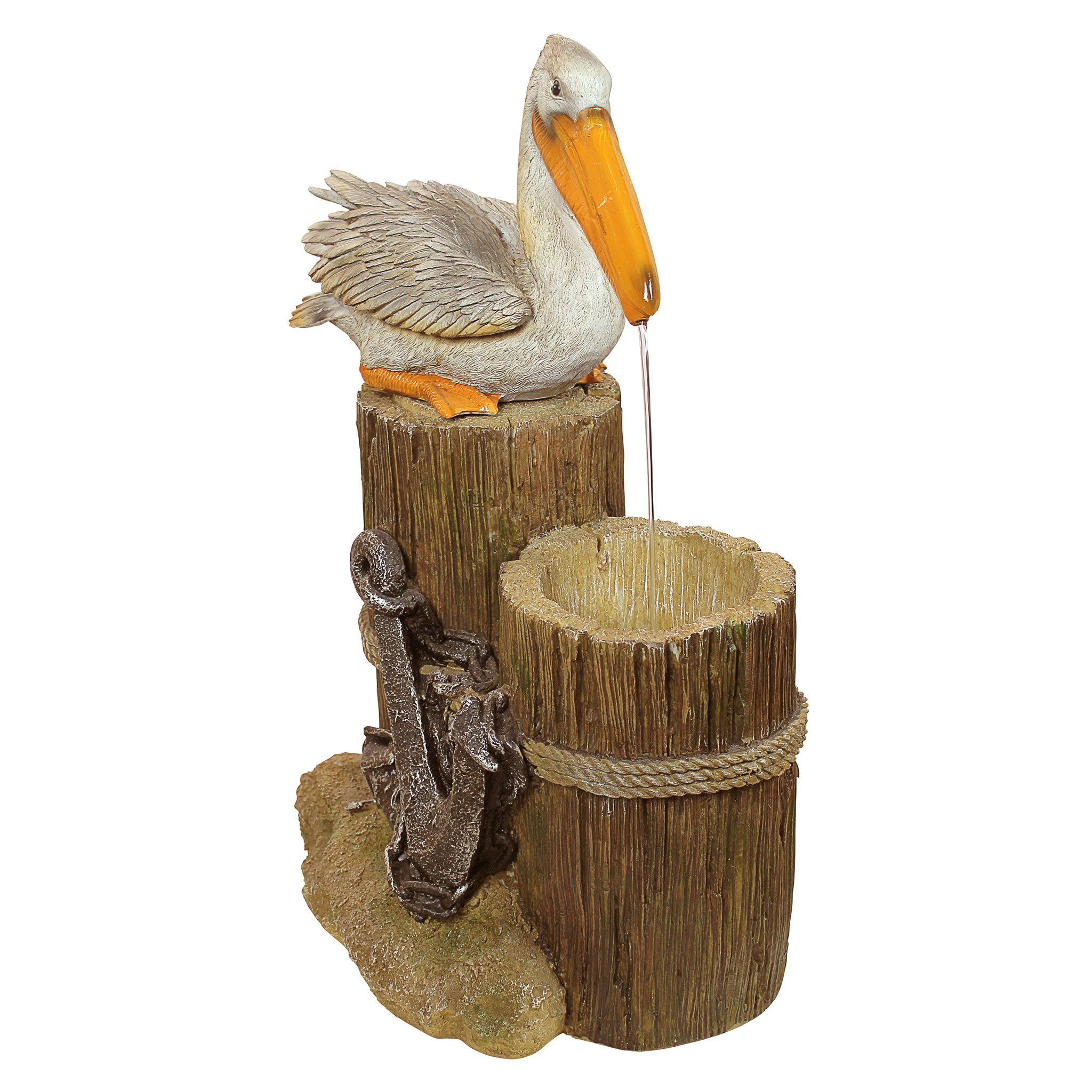 Toscano - Pelican Seashore Roost Sculptural Fountain