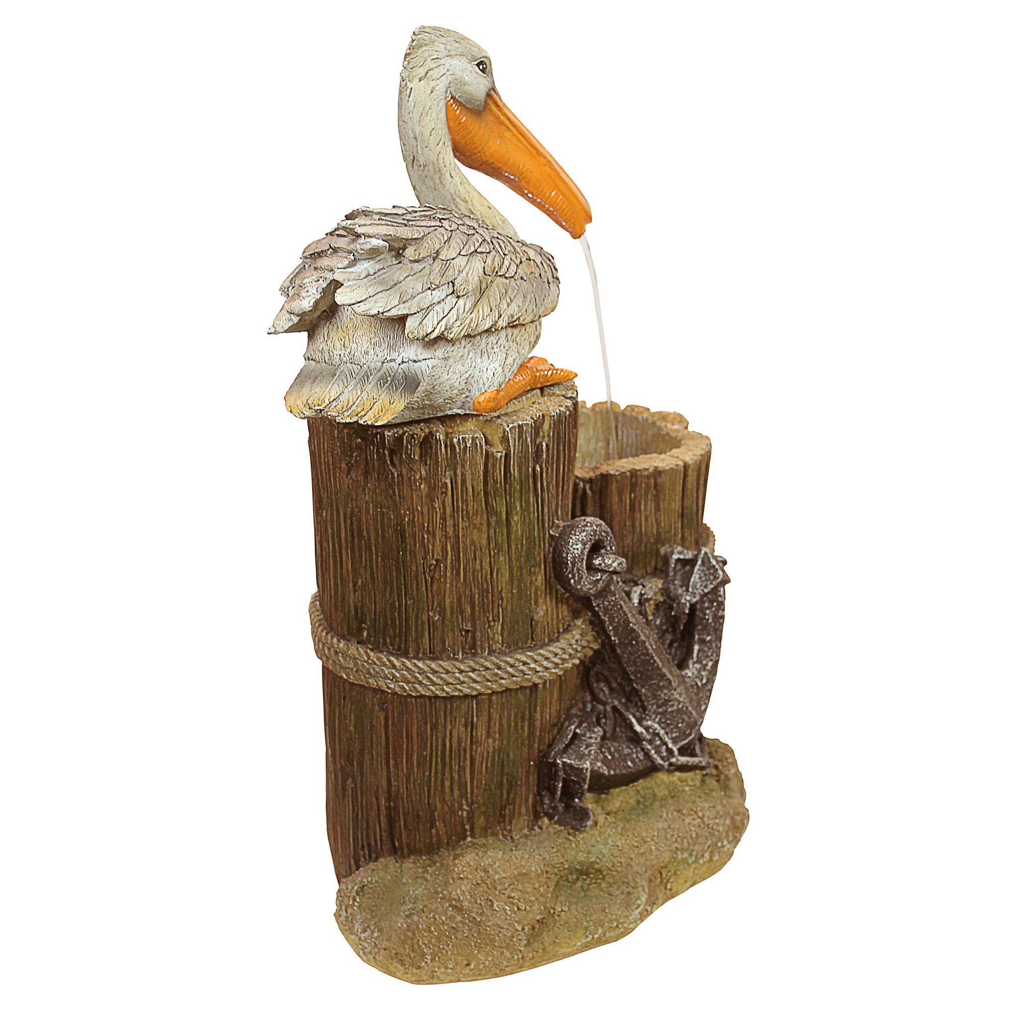 Toscano - Pelican Seashore Roost Sculptural Fountain