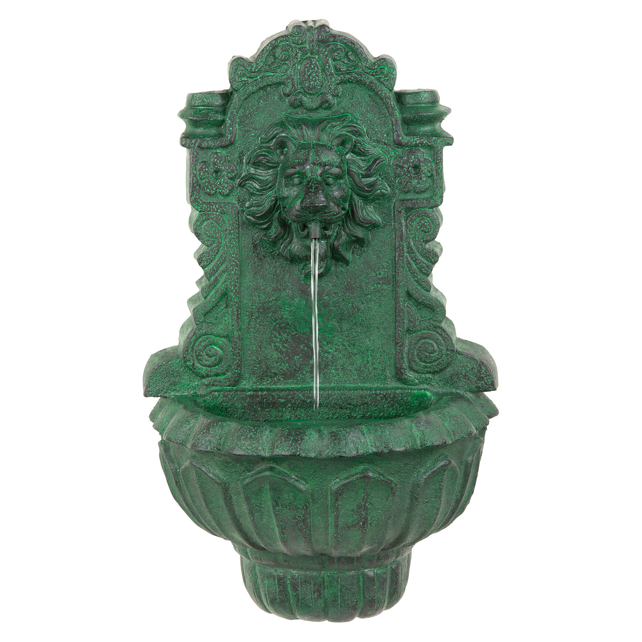 Toscano - Casa Del Lago Lion Head Wall Niche Sculptural Fountain