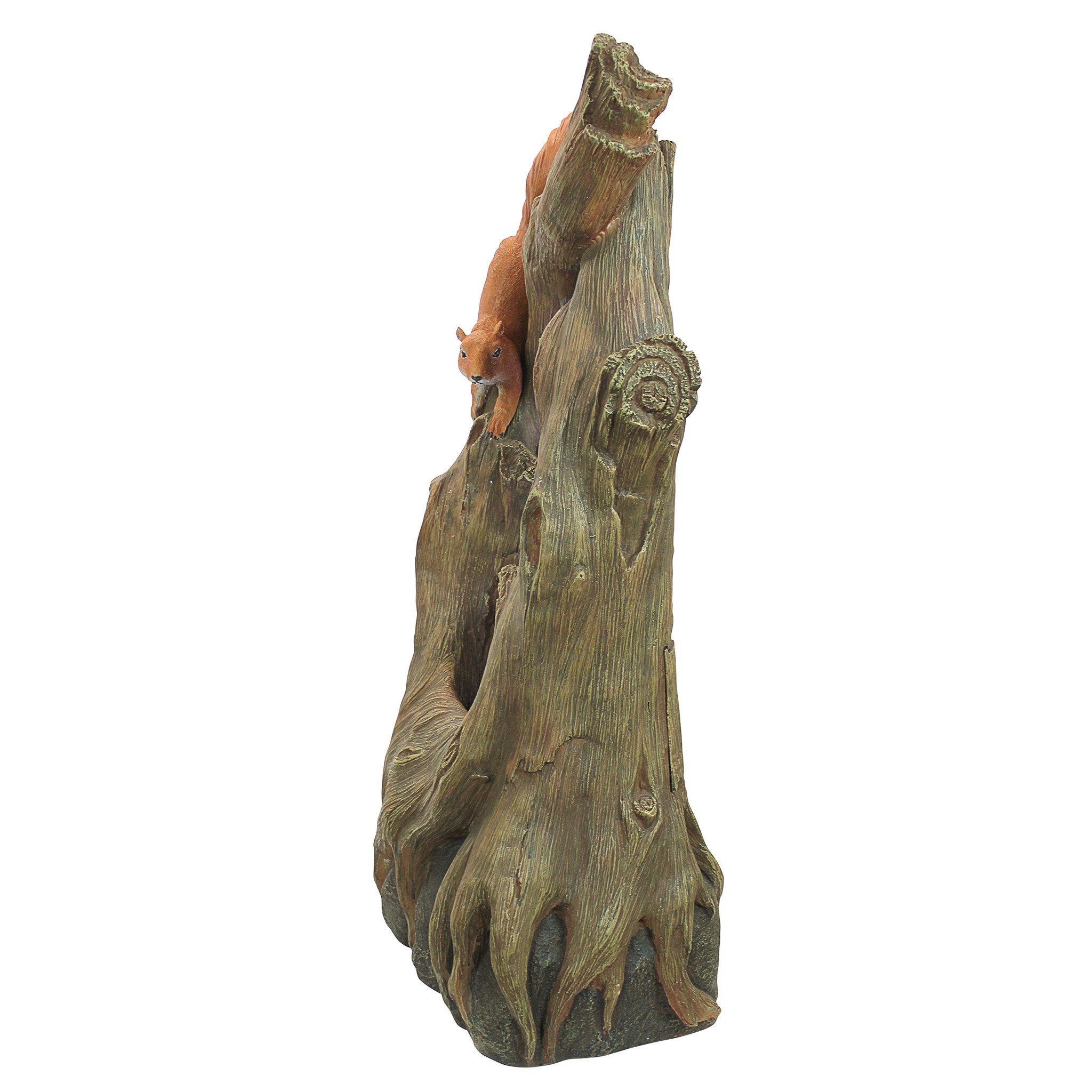 Toscano - Tree Squirrel Cascading Sculptural Fountain