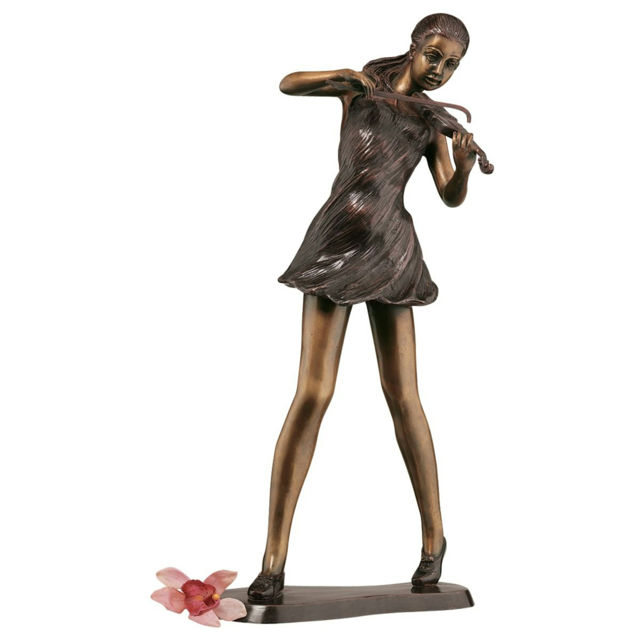 Toscano - The Young Violinist Garden Statue