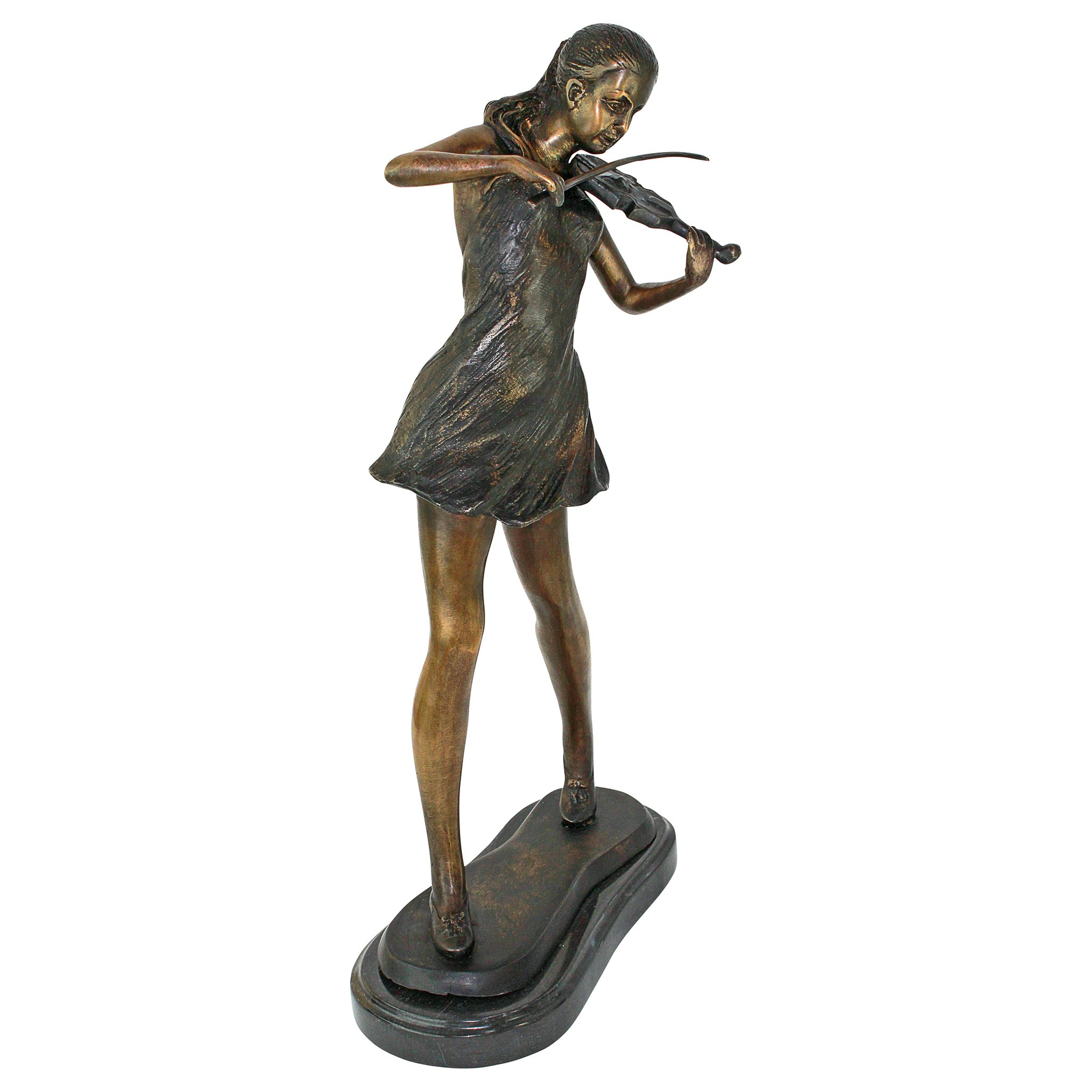 Toscano The Young Violinist Small Garden Statue