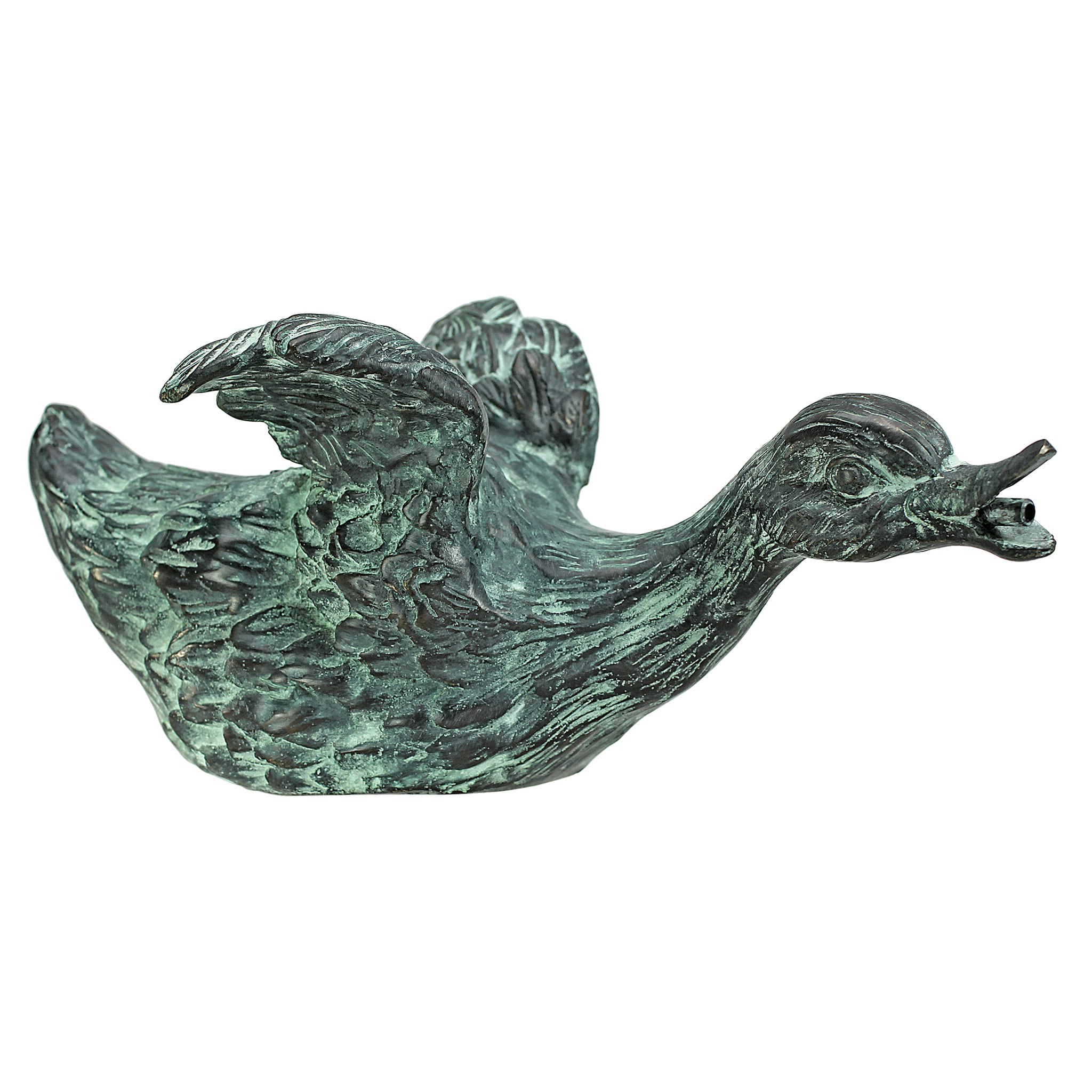 Toscano - Lindell Pond Ducks Spitting Garden Statue