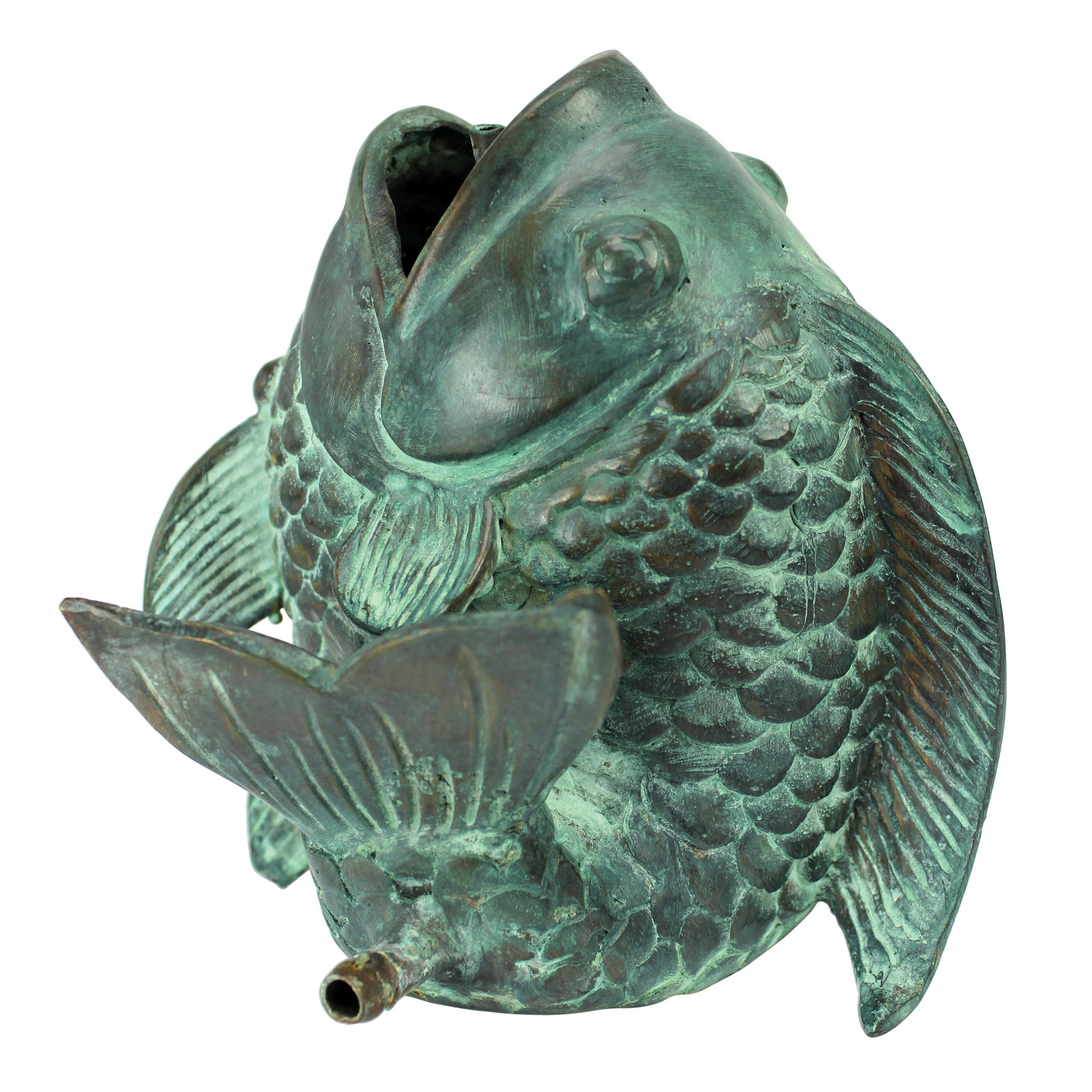 Toscano - Dancing Asian Fish Spitting Garden Statue