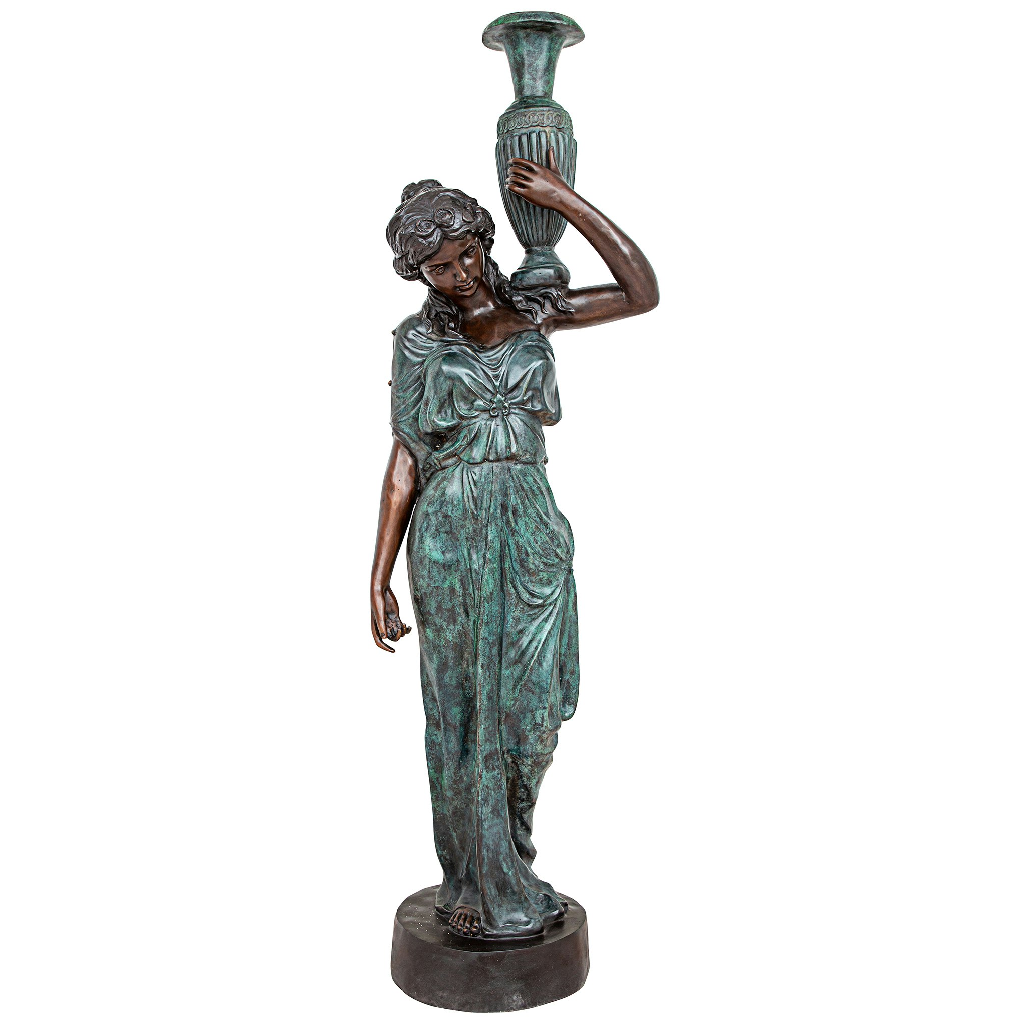 Toscano - Dione the Divine Water Goddess Garden Statue in Bronze