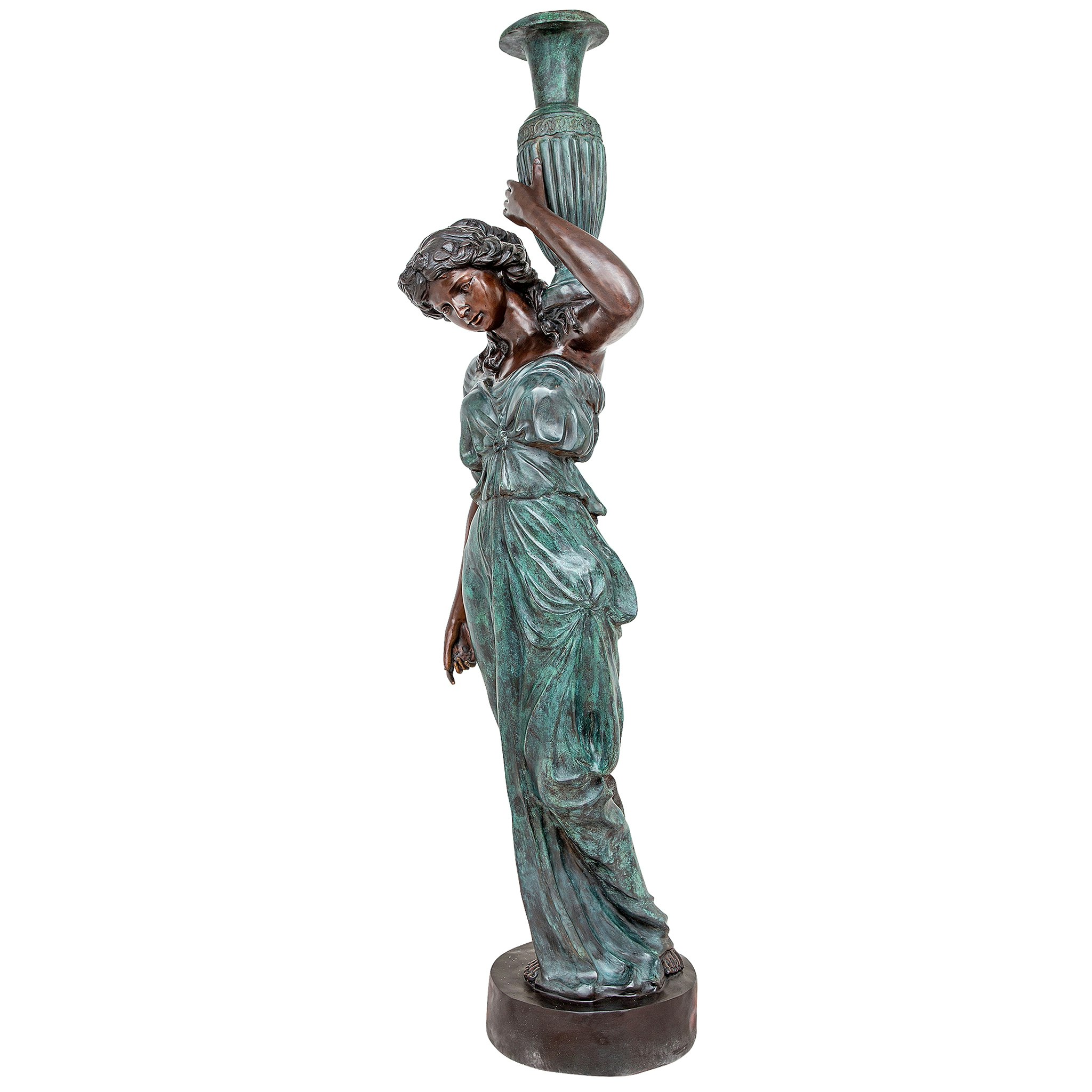 Toscano - Dione the Divine Water Goddess Garden Statue in Bronze