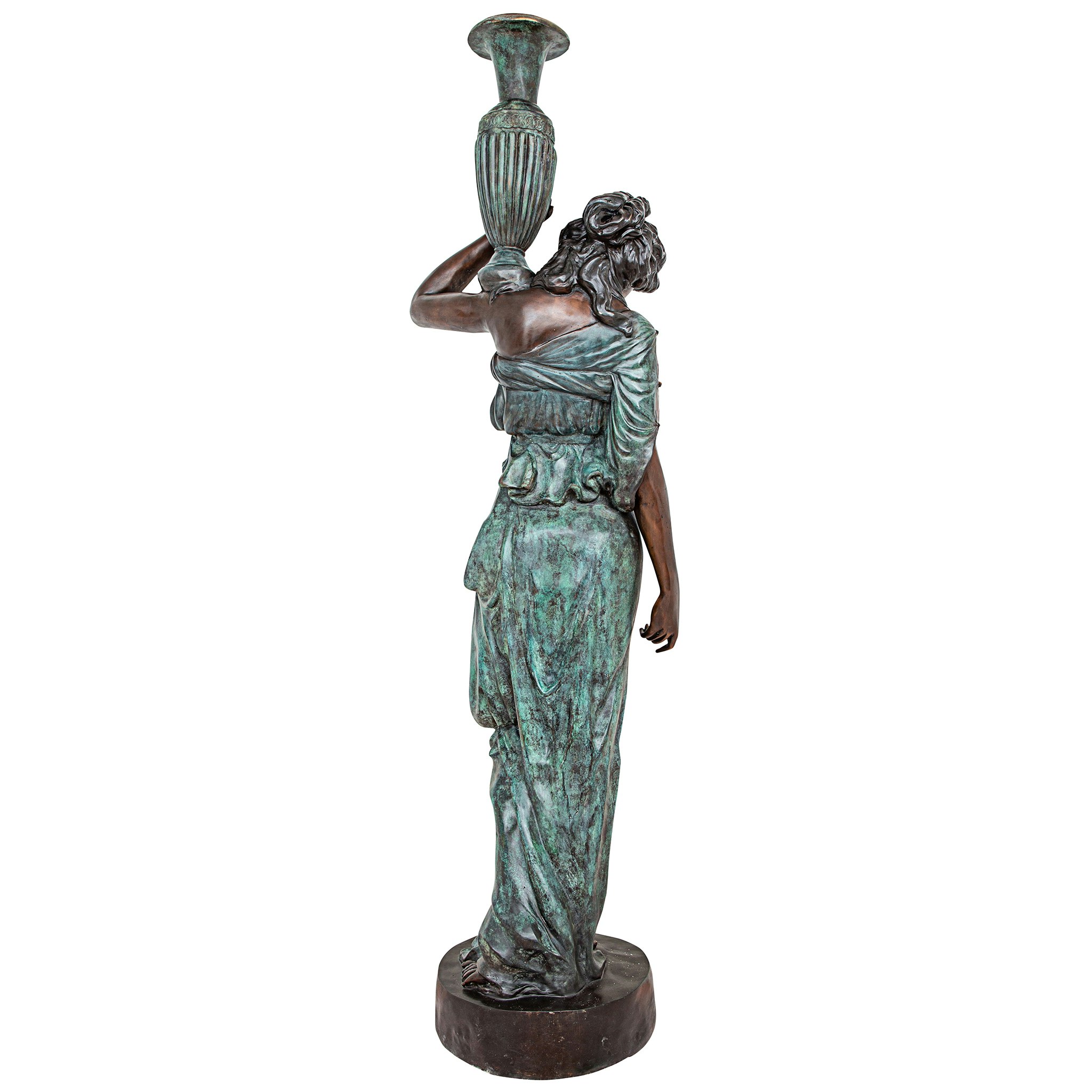 Toscano - Dione the Divine Water Goddess Garden Statue in Bronze