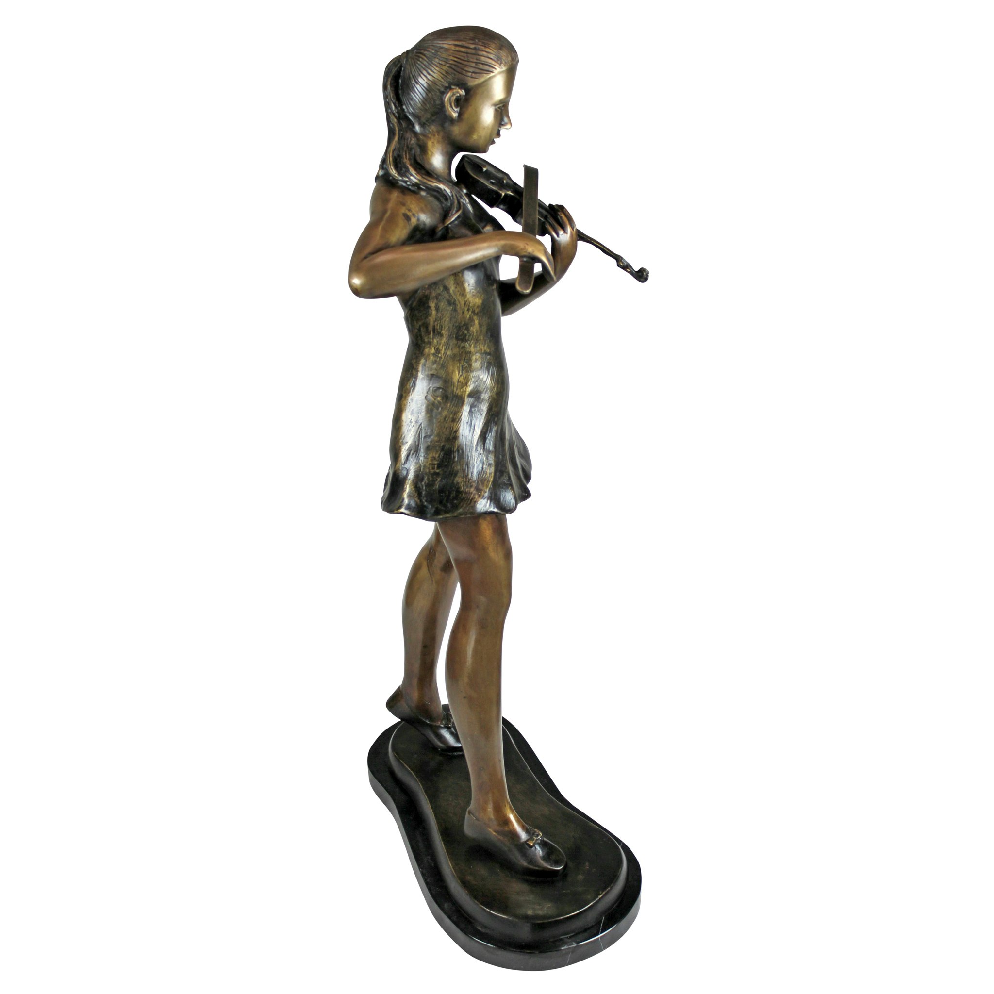 Toscano The Young Violinist Medium Garden Statue