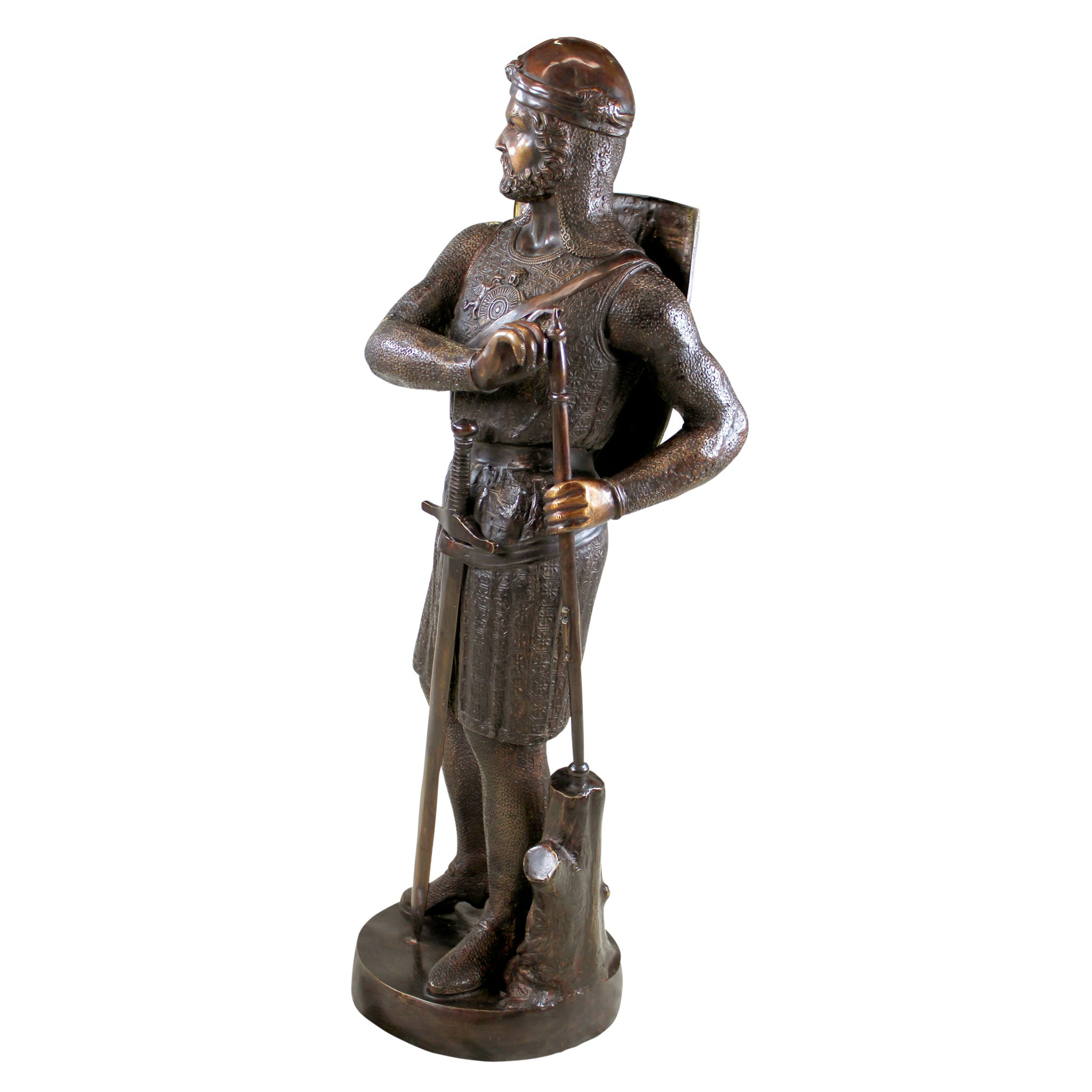 Toscano - Battle Ready Medieval Soldier Garden Statue