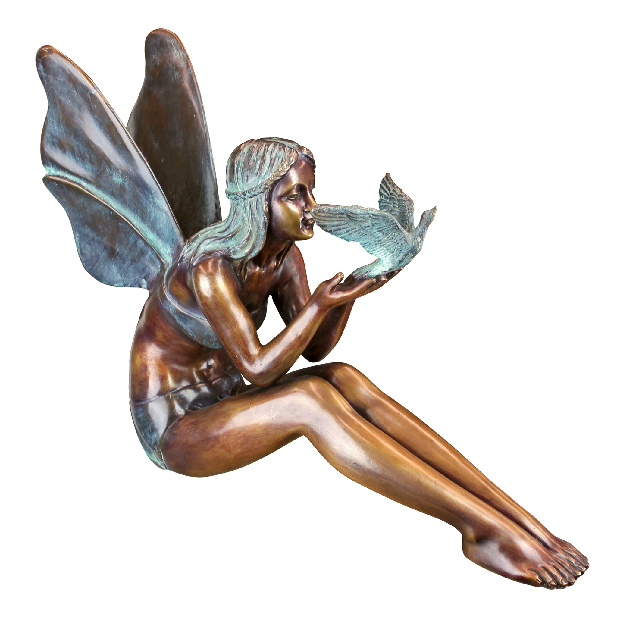 Toscano Bird Fairy Large Garden Statue