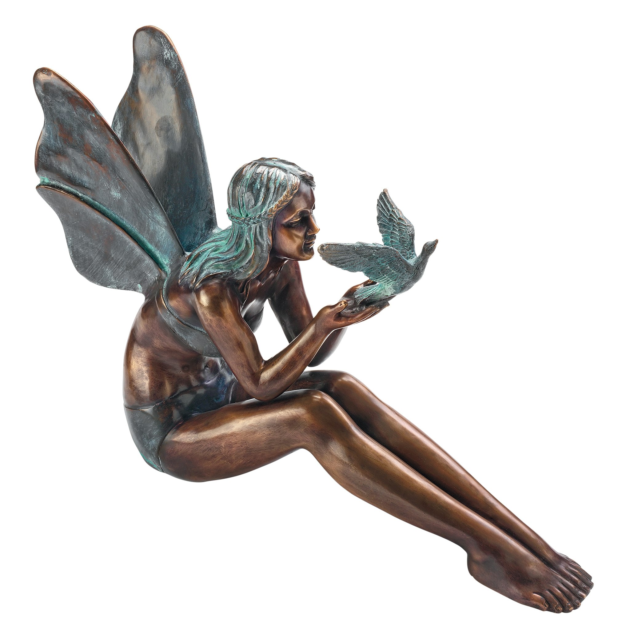 Toscano Bird Fairy Large Garden Statue