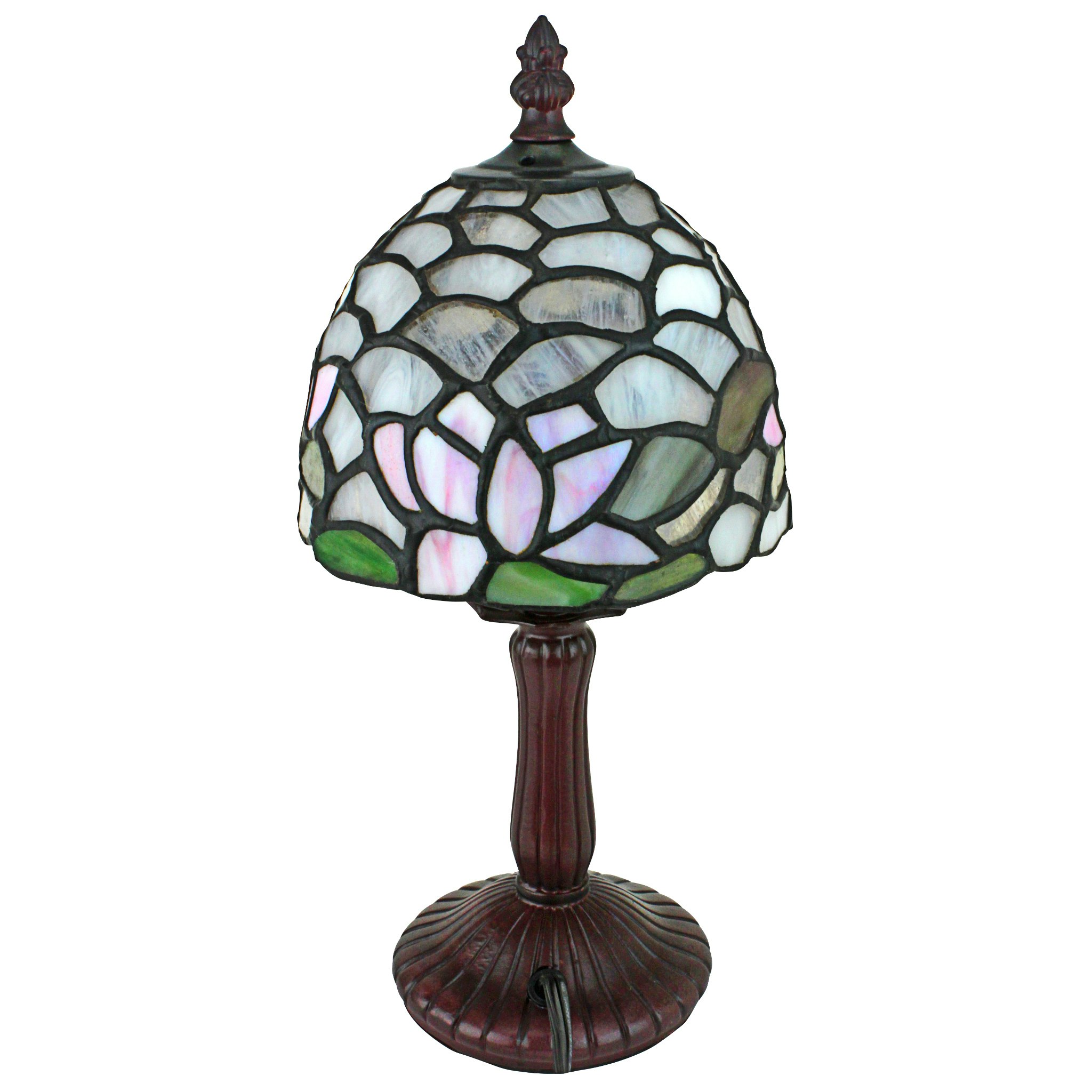 Toscano - Lotus of Monet Tiffany-Style Garden Petite Table Lamp in Stained Glass