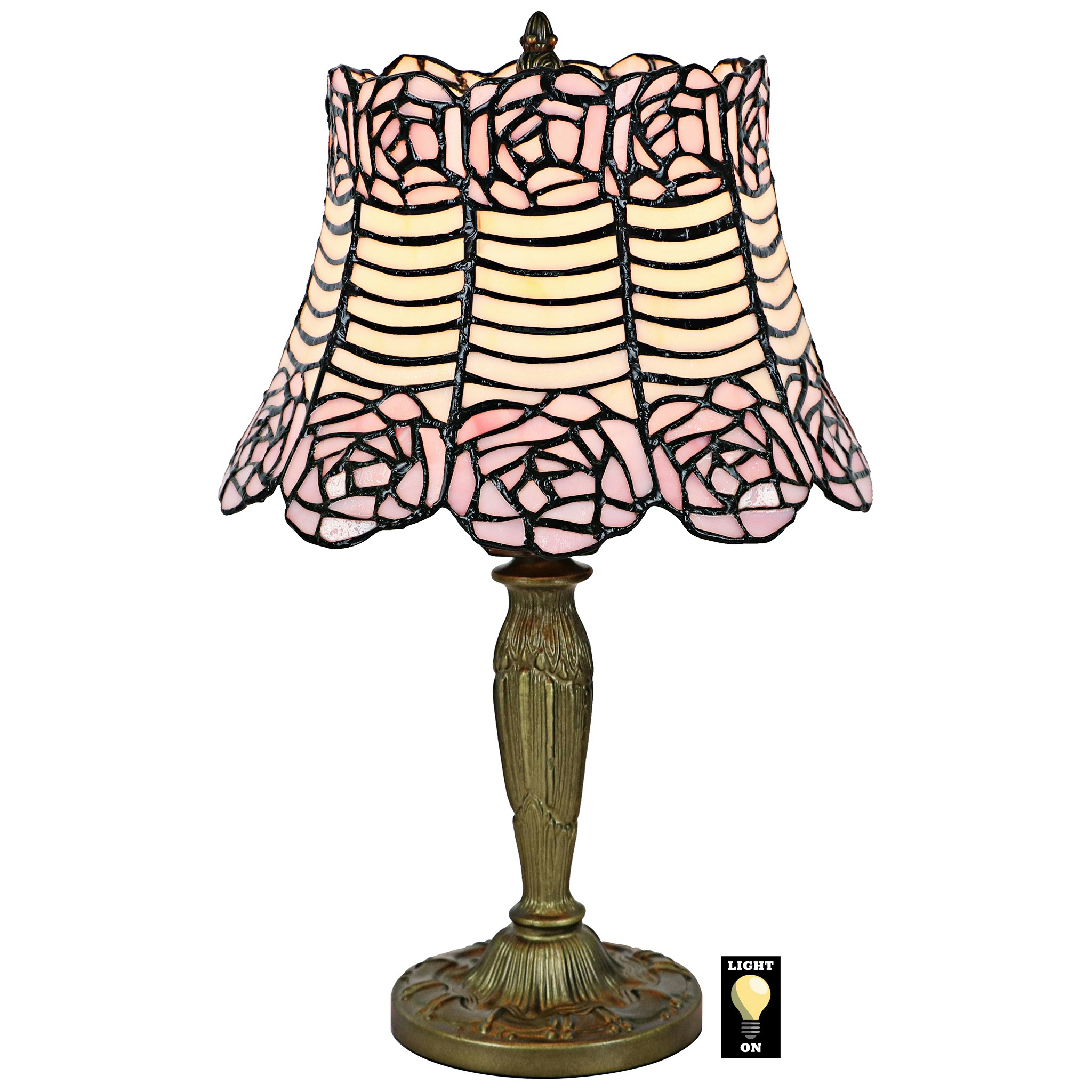 Toscano - Parisian Folies Tiffany-Style Lamp in Stained Glass